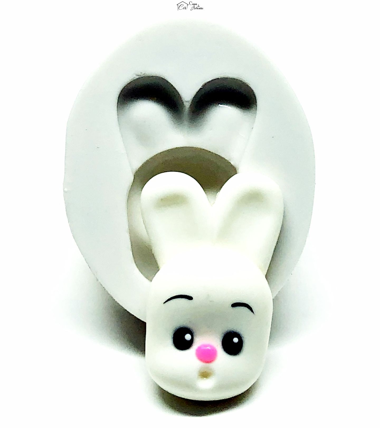 Molde de silicone - Rosto Coelho - Medio - P1029