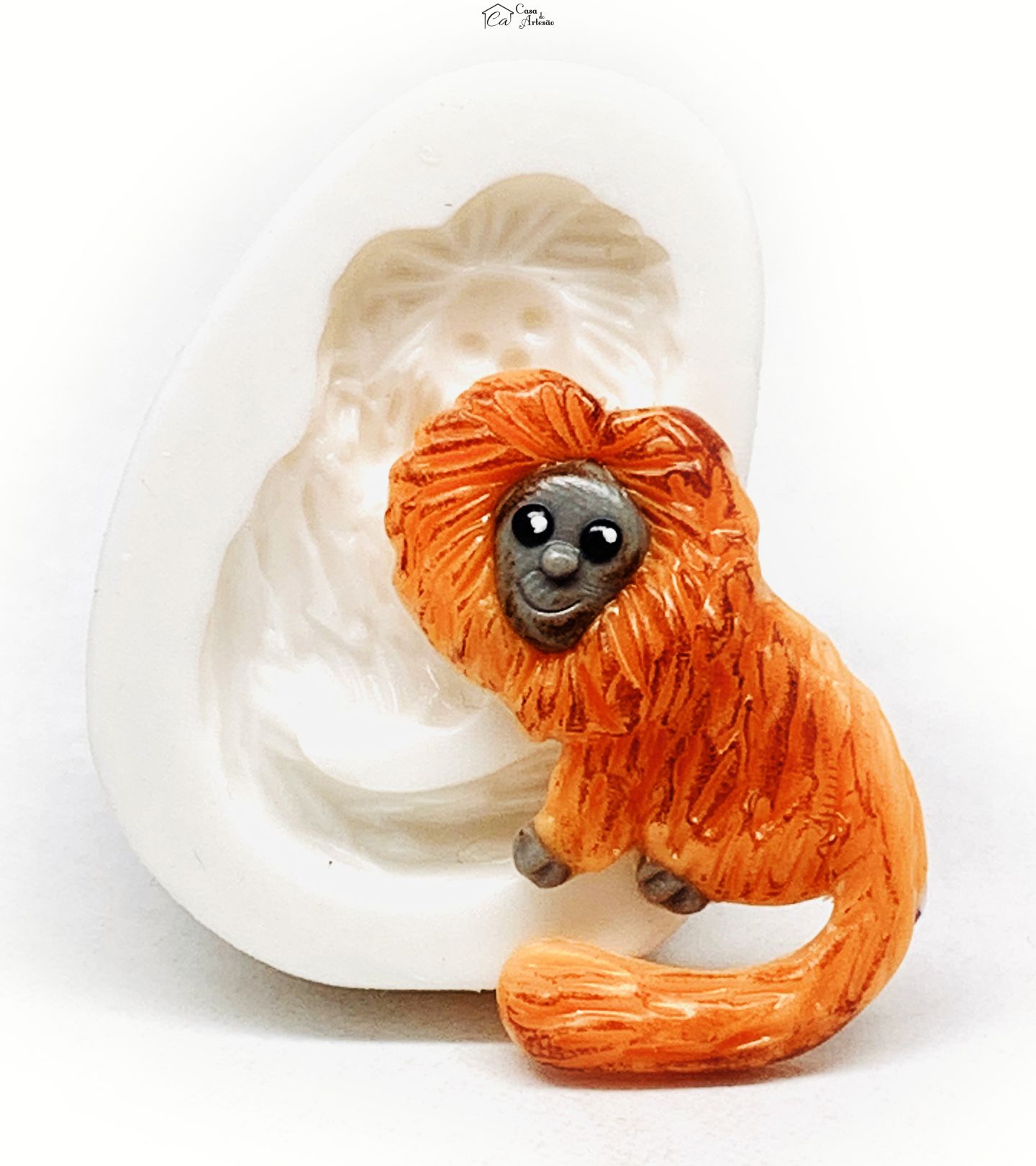 Molde de silicone - Mico Leao Dourado - Pequeno - P1157