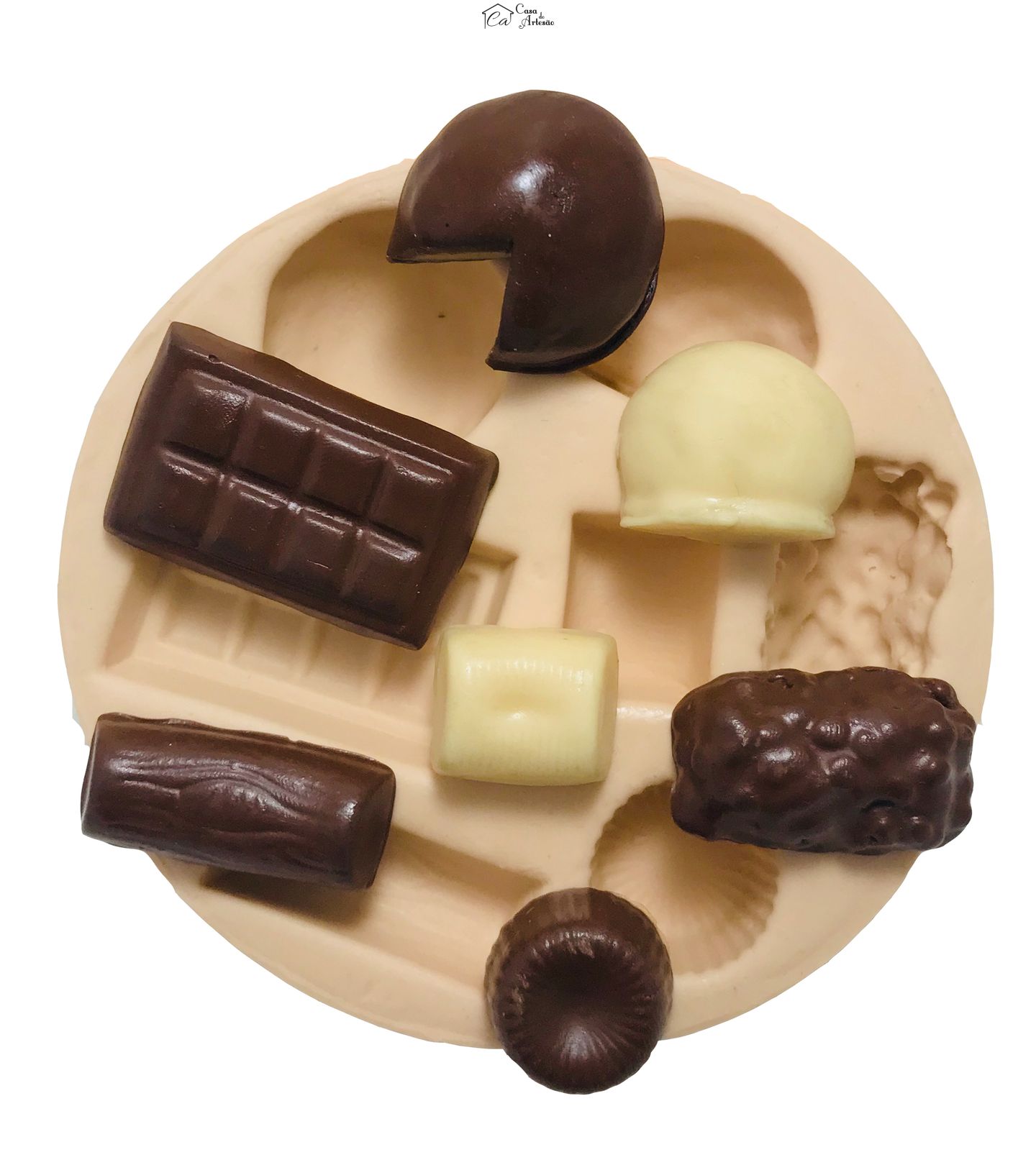 Molde de silicone - Chocolates (7 Tipos)