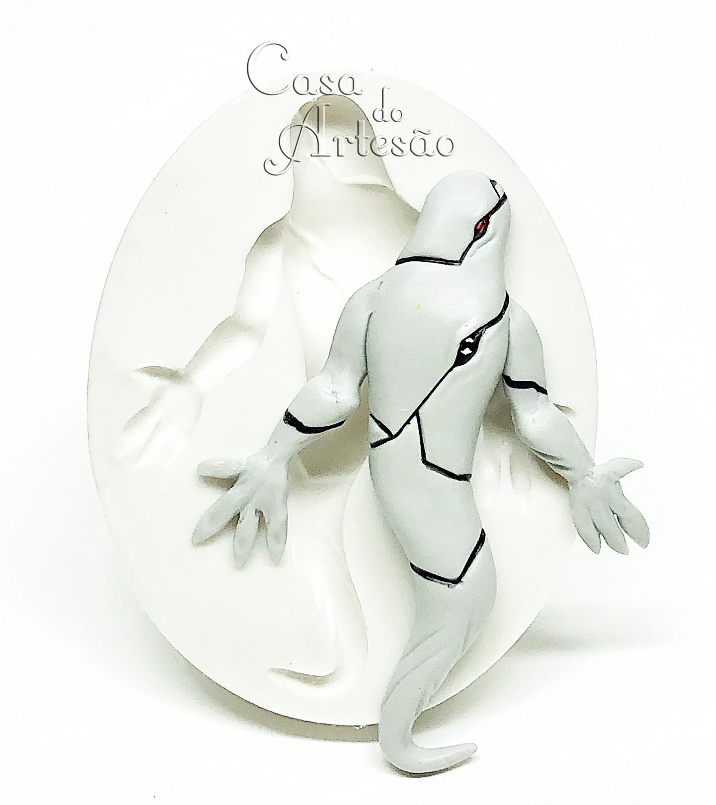 Molde de silicone - Ben 10 - Ghostfreak - Grande - P896