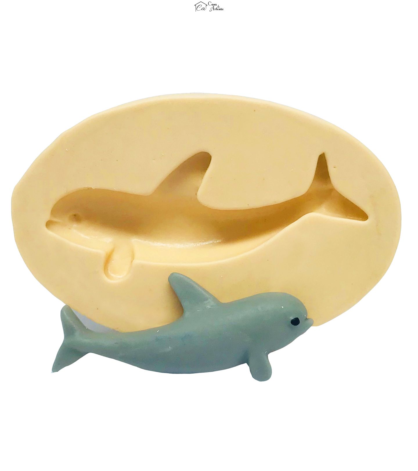 Molde de silicone - Golfinho