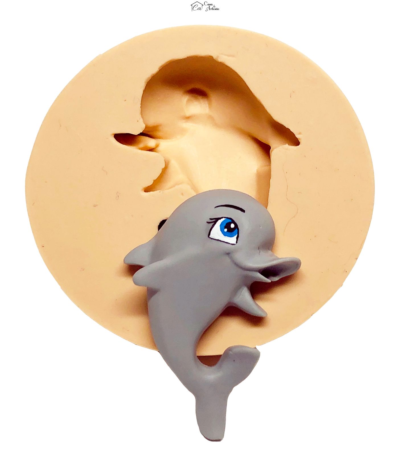 Molde de silicone - Golfinho