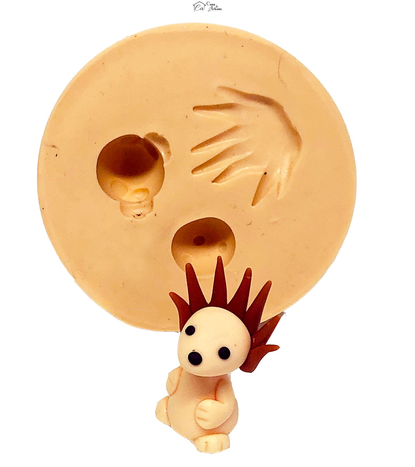 Molde de silicone - Porco Espinho - Pequeno - P645