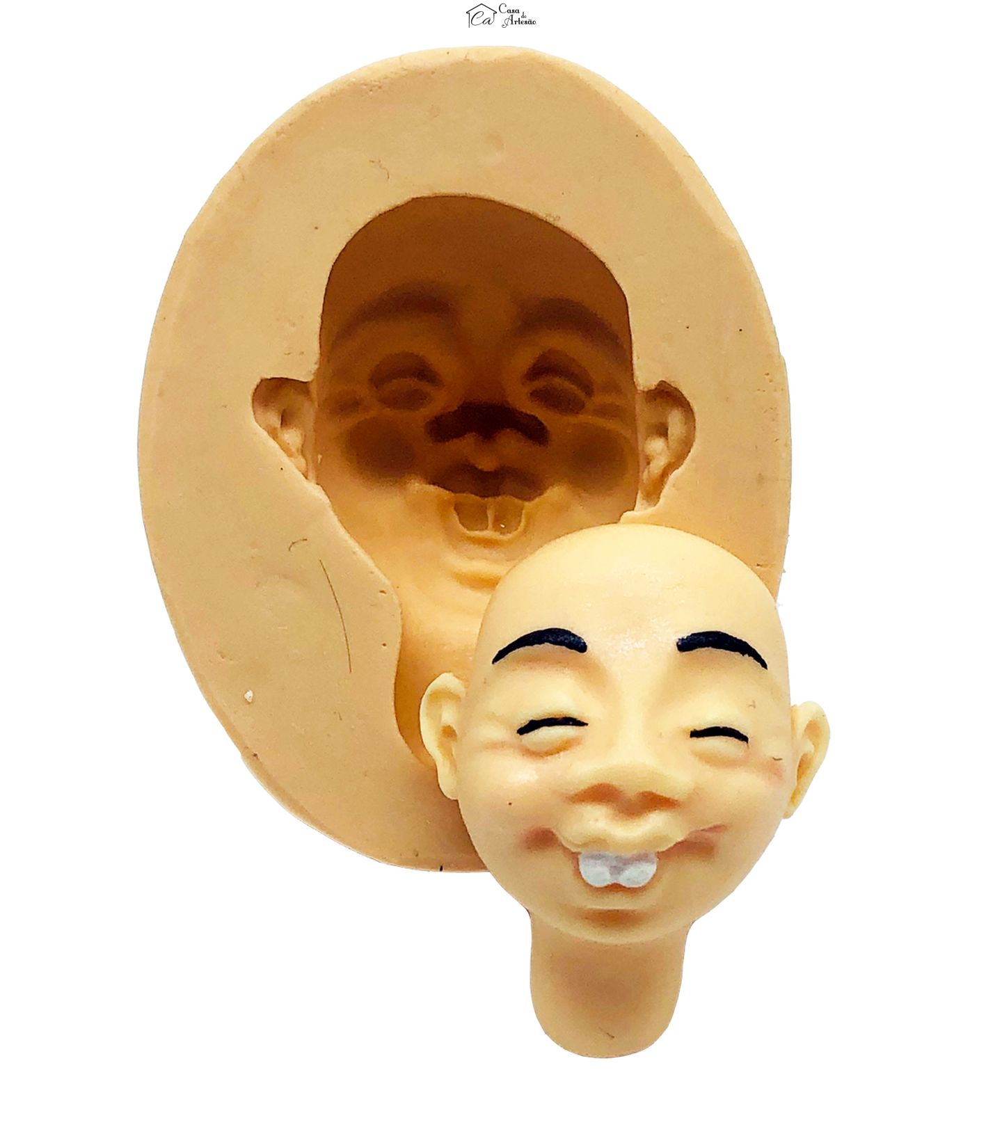 Molde de silicone - Rosto Chines