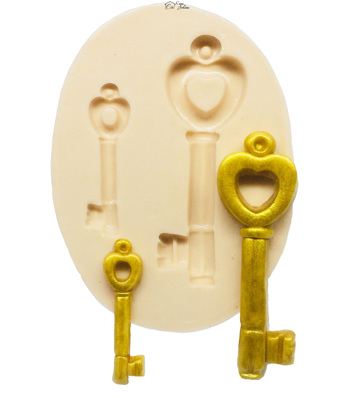 Molde de silicone - Alice no País das Maravilhas - Chave 02 Tamanhos - P265