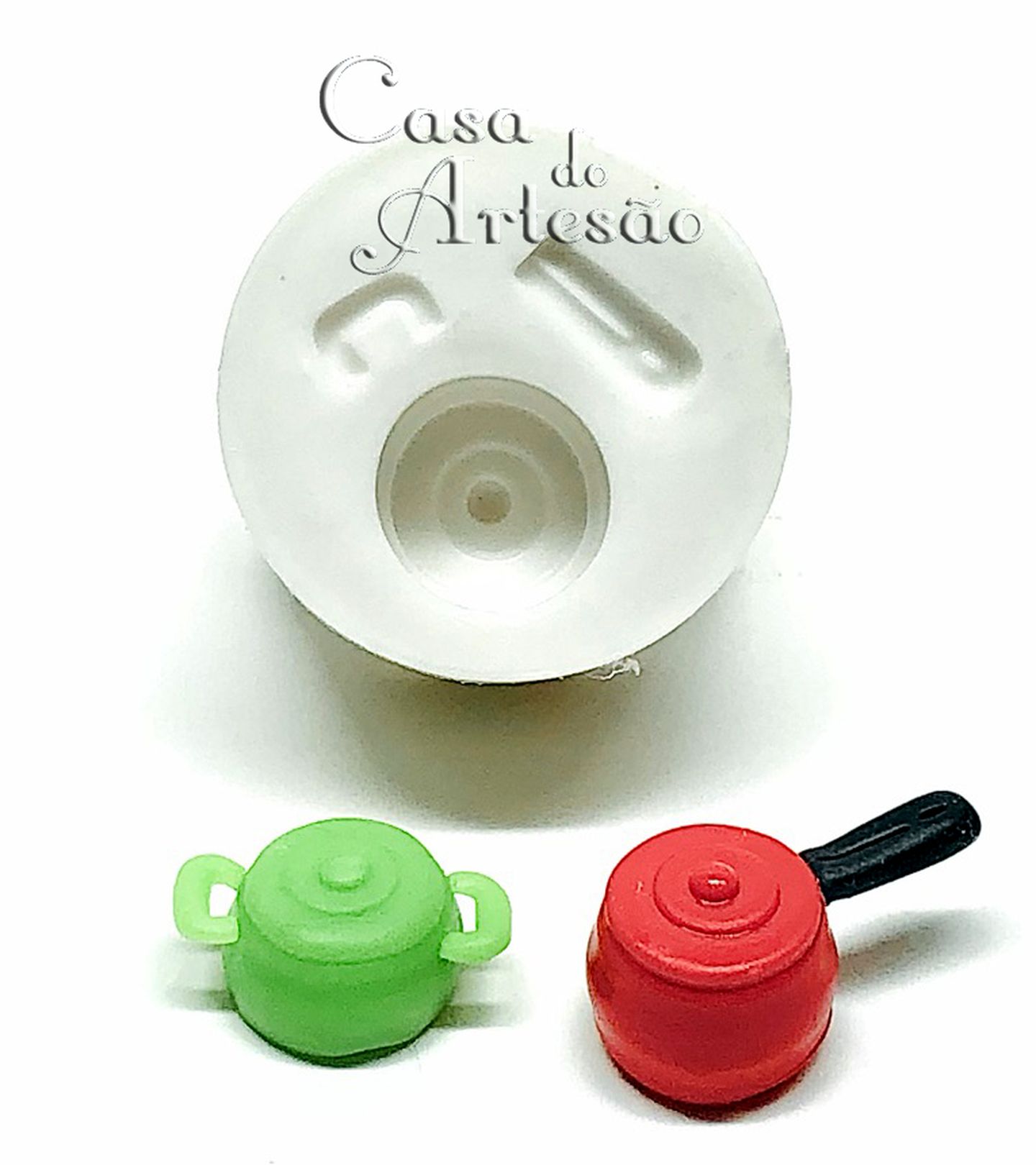 Molde de silicone - Utensilios de Cozinha - Panela e Caçarola - Pequena - P938