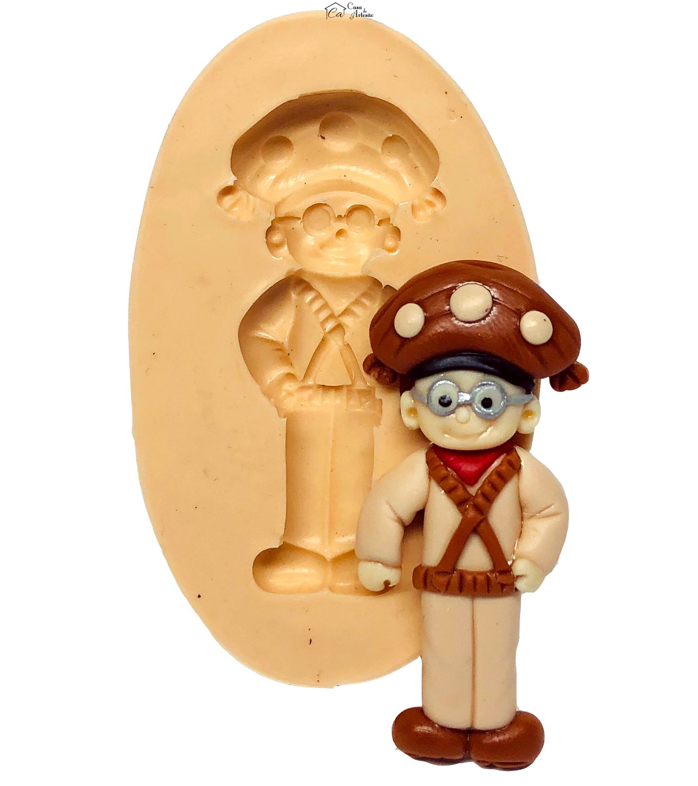 Molde de silicone - Tradições Nordestinas - Cangaceiro - Medio - P671