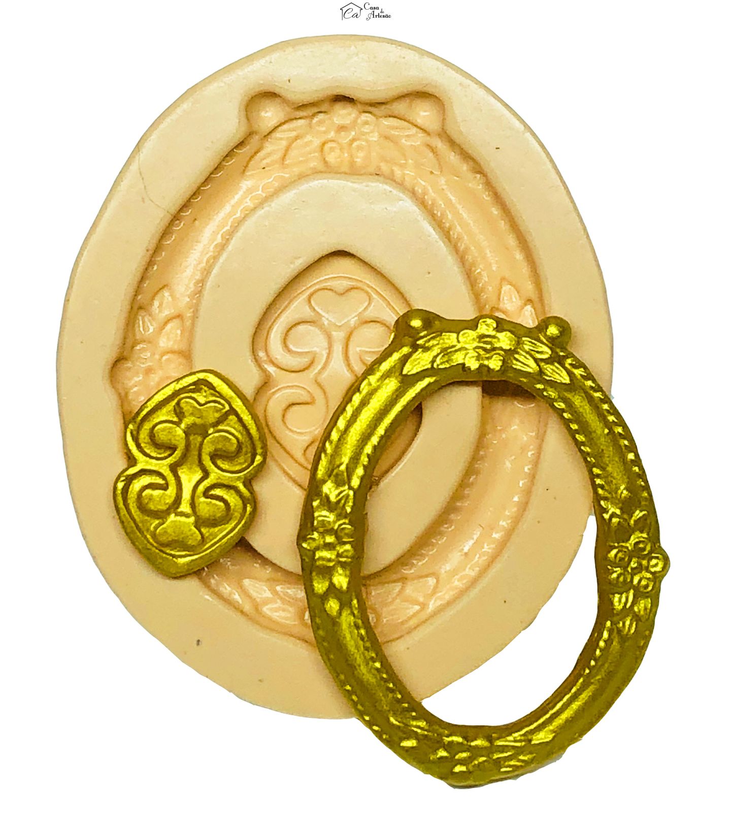 Molde de silicone - Moldura