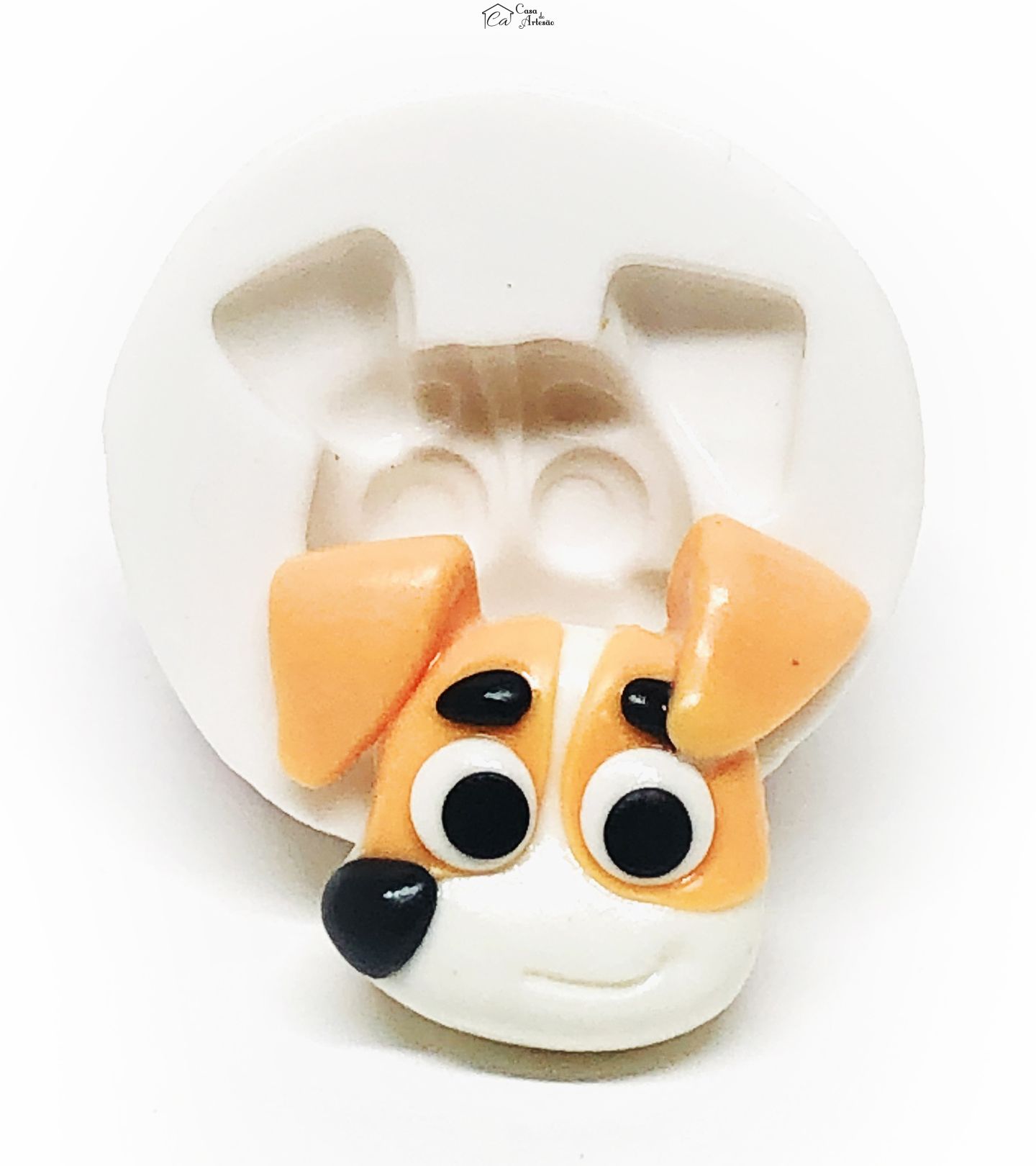 Molde de silicone - Caninopolis - Rosto Otto - Pequeno - P1110