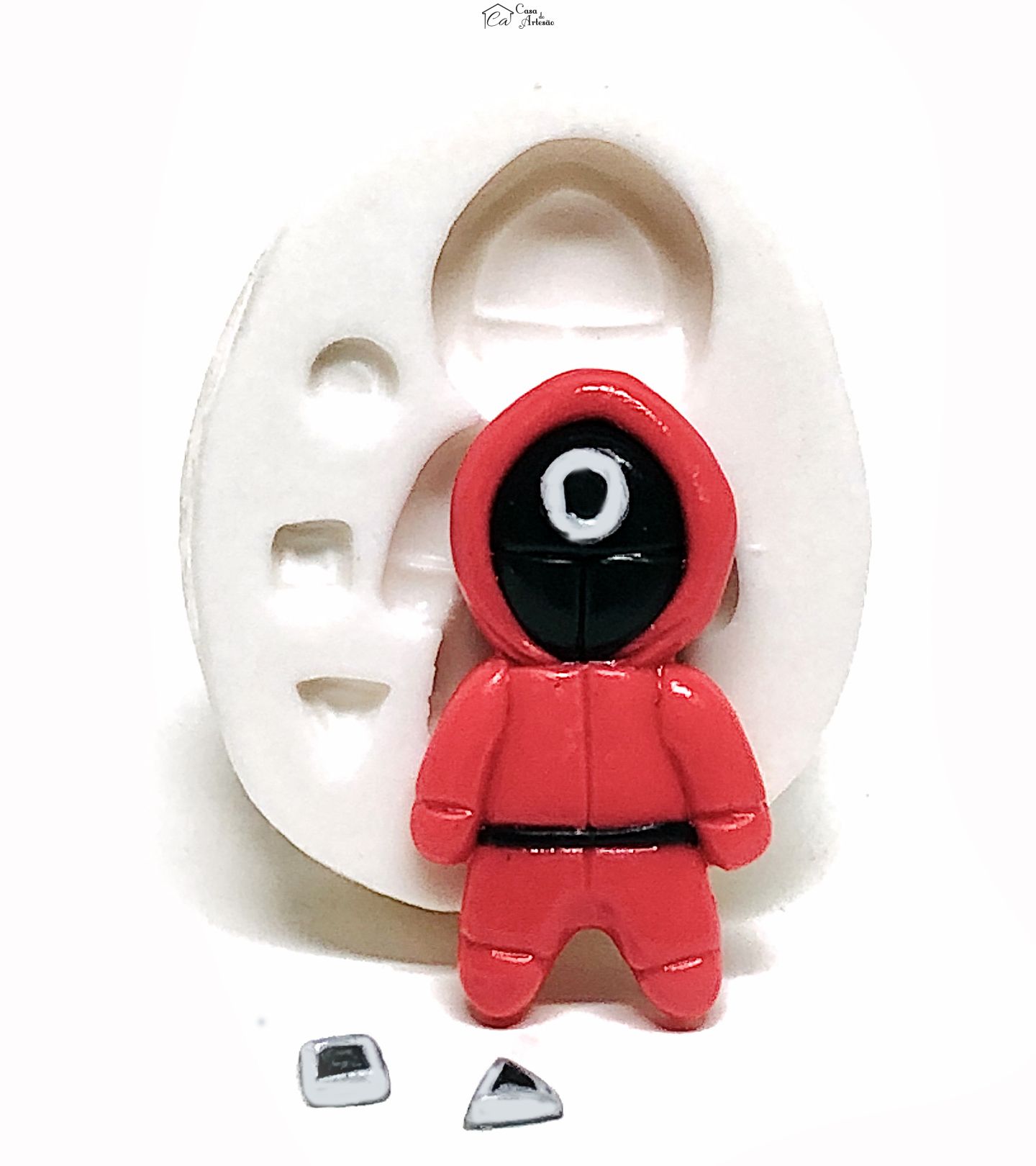 Molde de silicone - Round 6 - Soldado - Pequneo - P1104