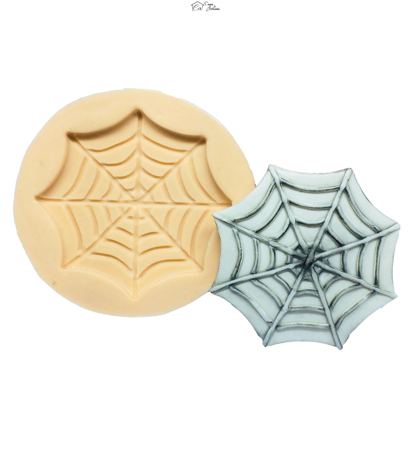 Molde de silicone - Teia de Aranha - Media - P331