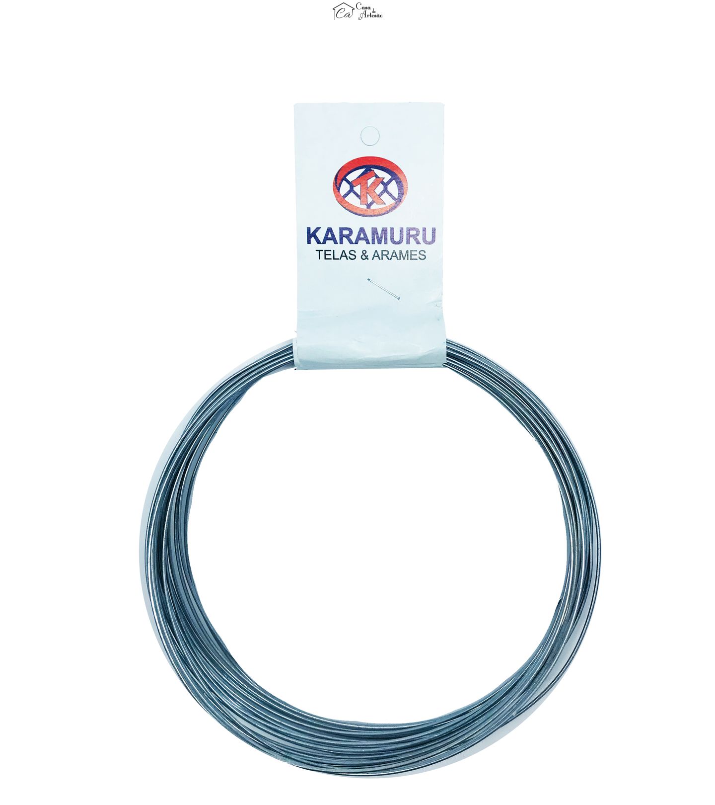 Arame p/ Flores - Galvanizado nº 18 - Rolo c/ 10 m