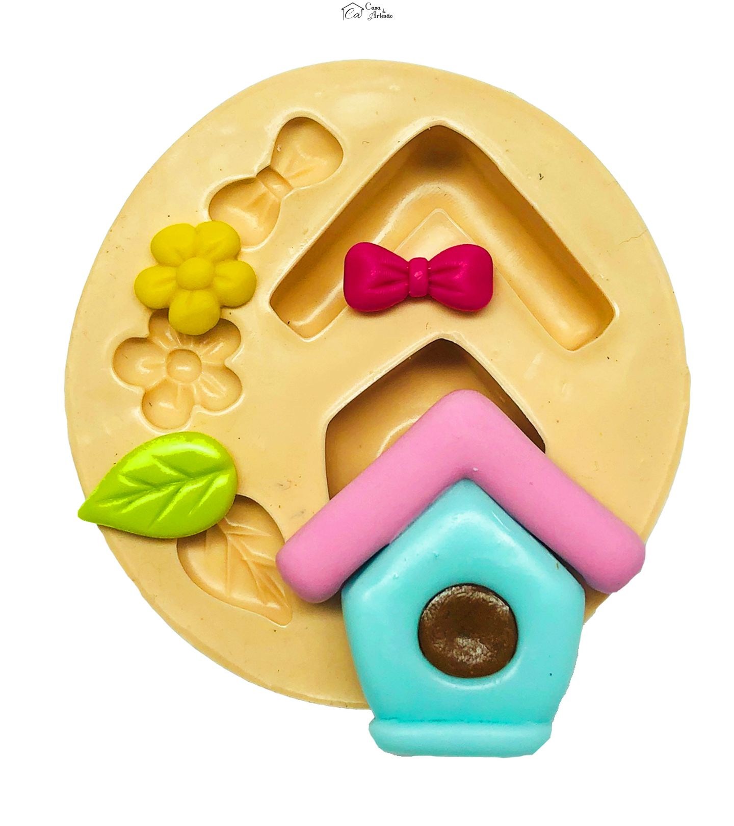 Molde de silicone - Casa de Passarinho - Grande - P846