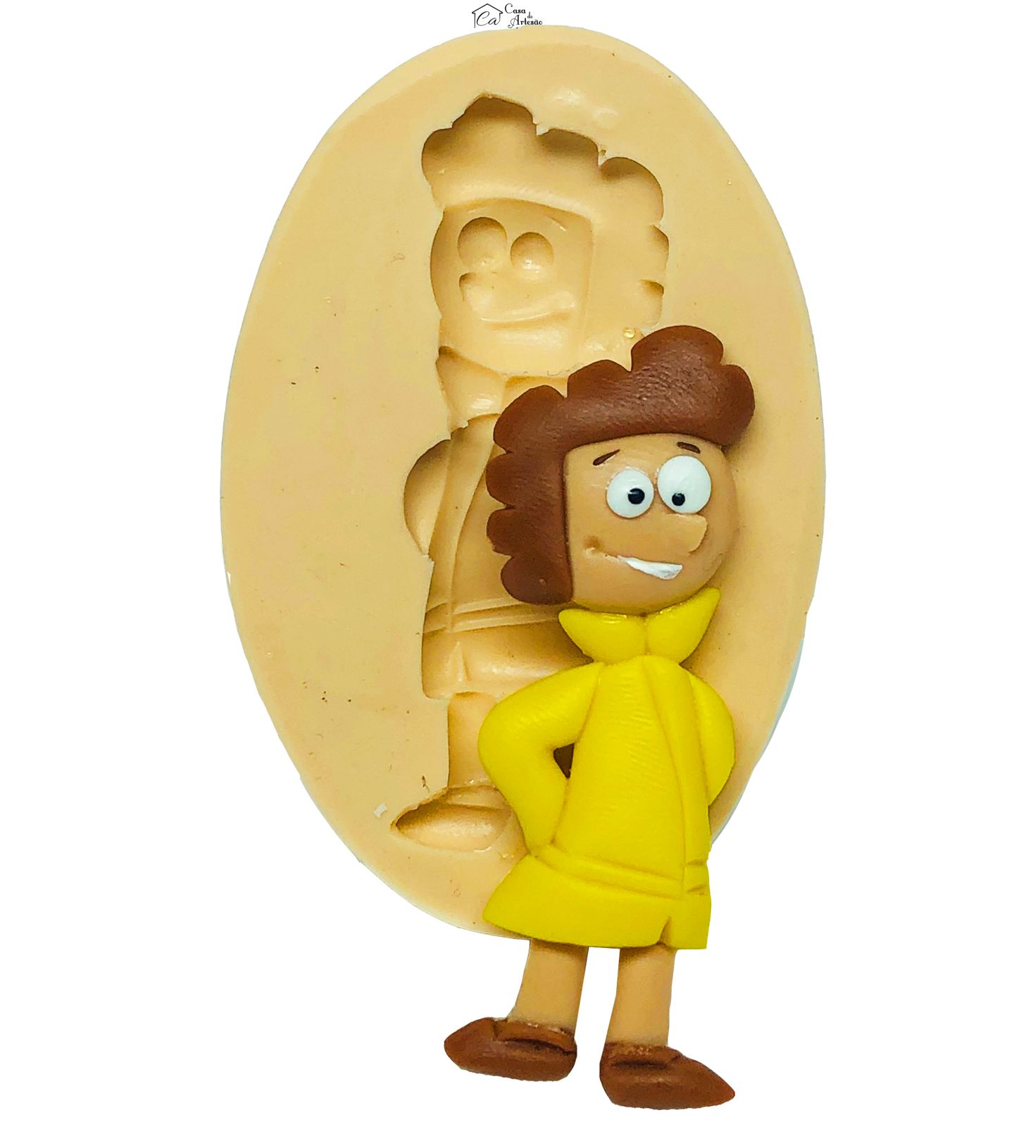 Molde de silicone - Detetive do Predio Azul - Capim - Medio - P665