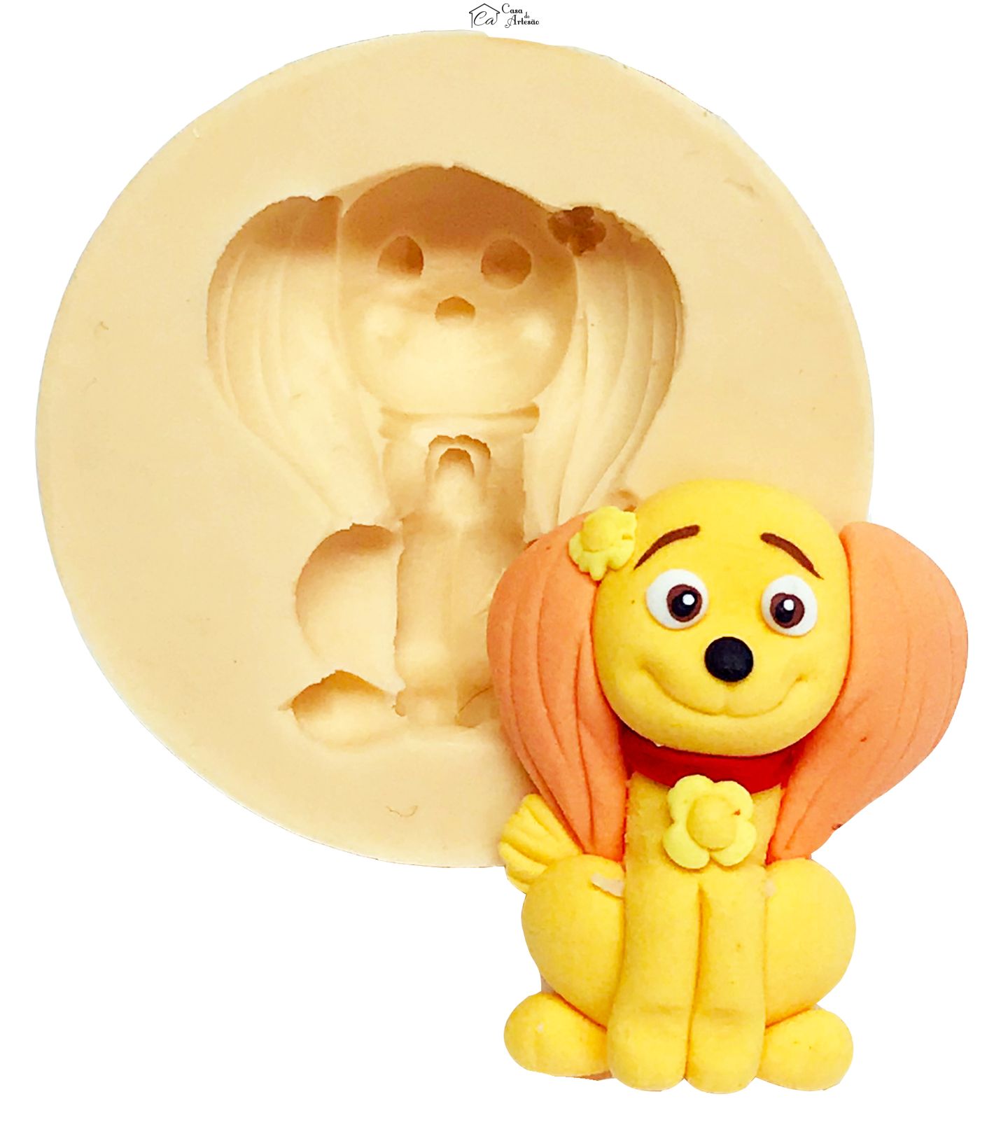 Molde de silicone - Moranguinho - Pet da Laranjinha - Medio - P525