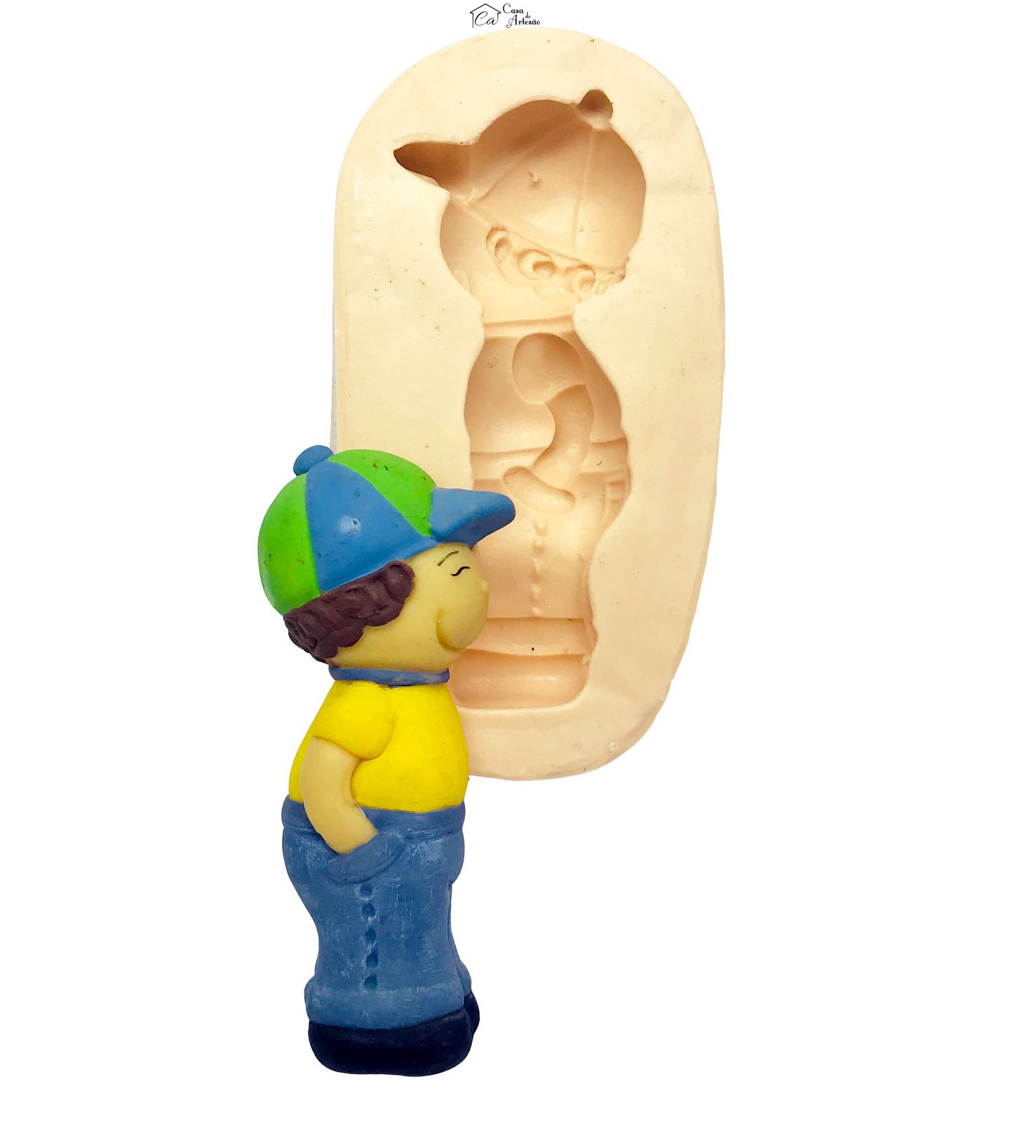 Molde de silicone - Menino