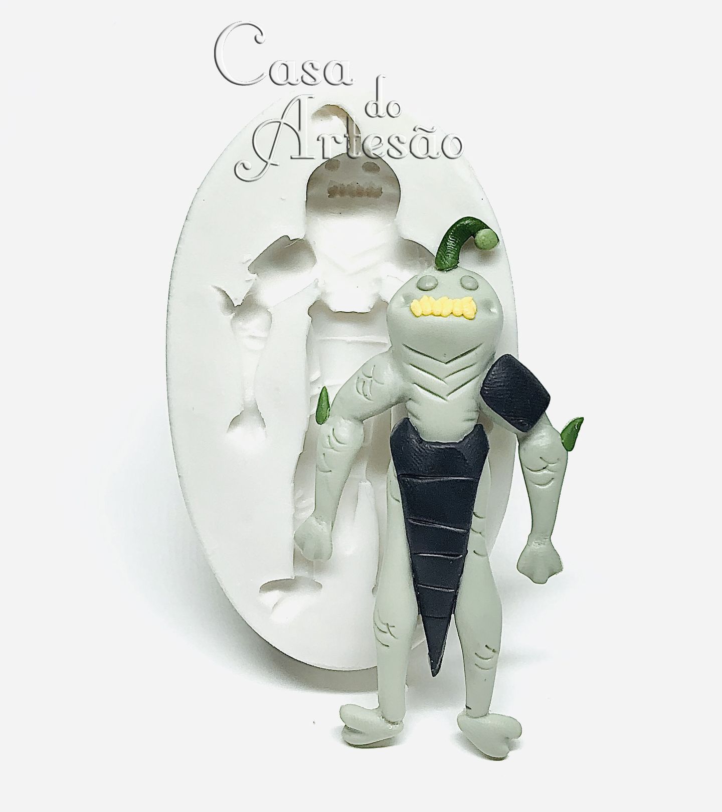 Molde de silicone - Ben 10 - Ripjaws - Medio - P903