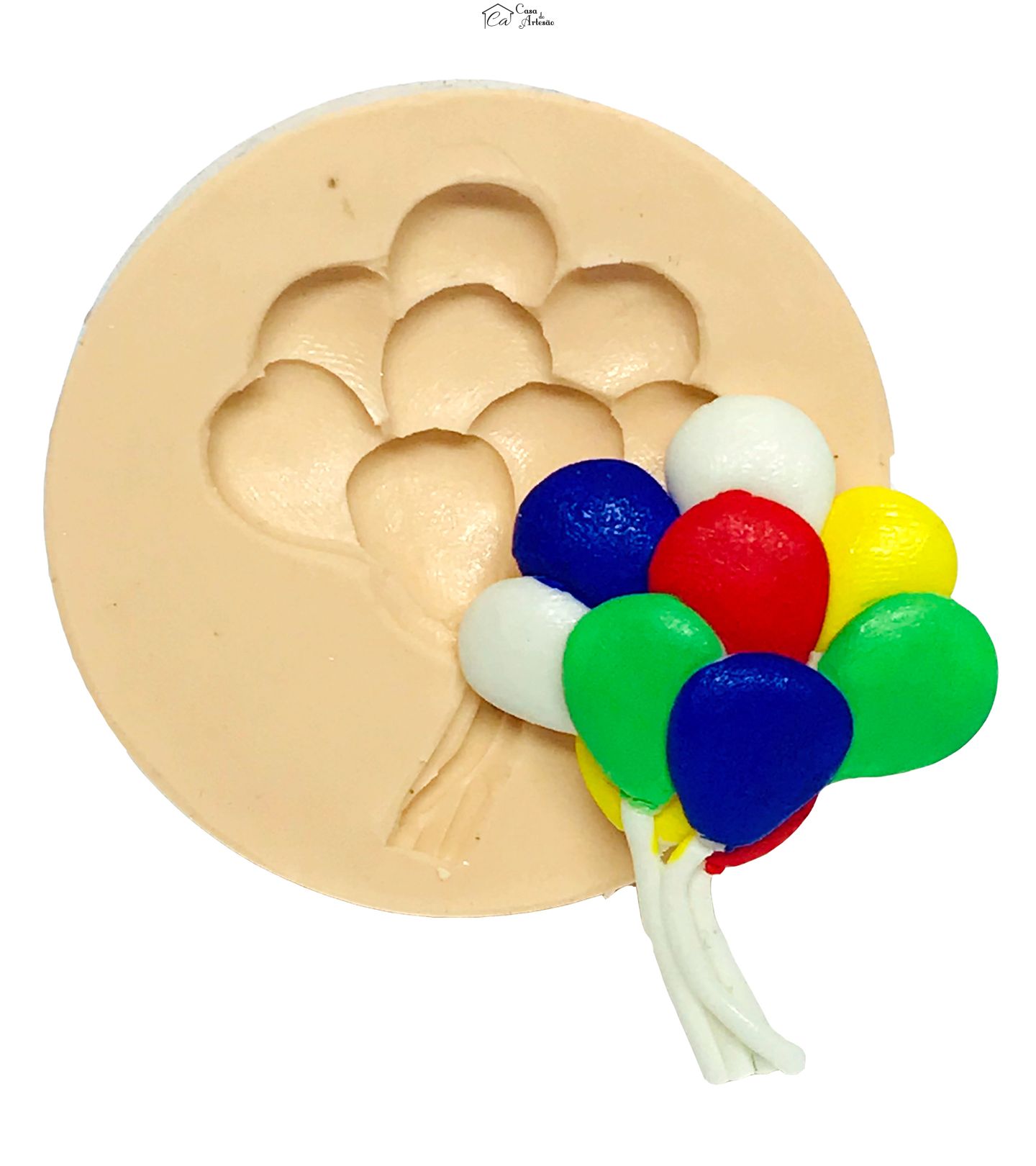 Molde de silicone - Up! Altas Aventuras - Bexigas -  Medio - P561
