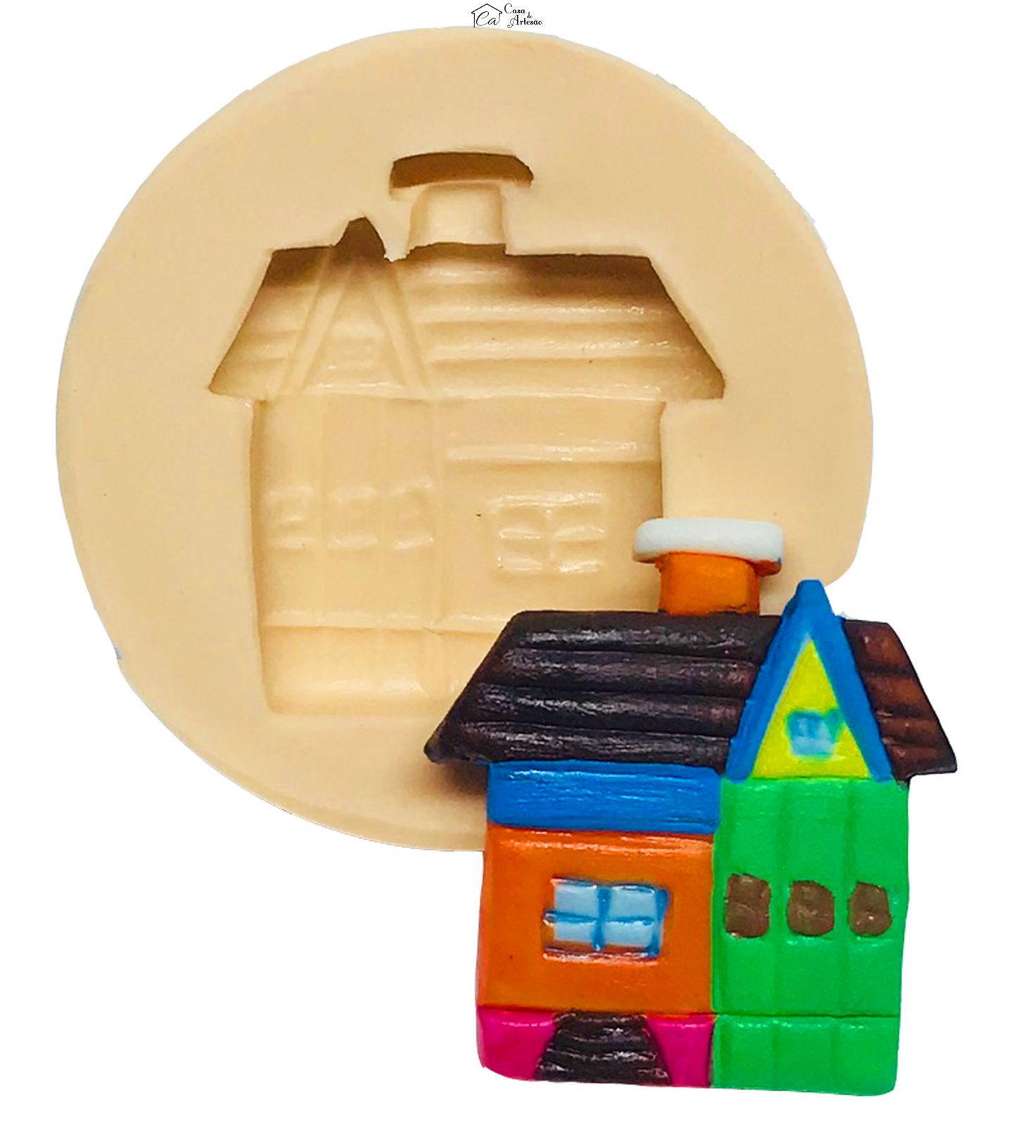 Molde de silicone - Up! Altas Aventuras - Casa Media - P557