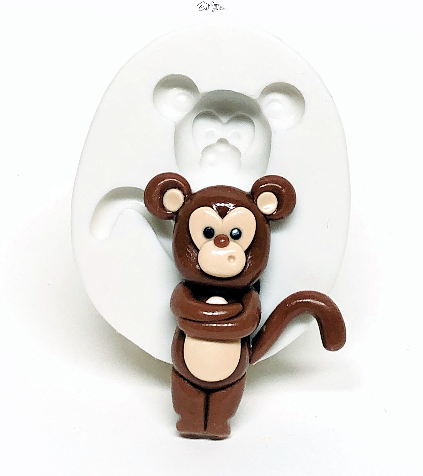 Molde de silicone - Macaco - Medio - P1087