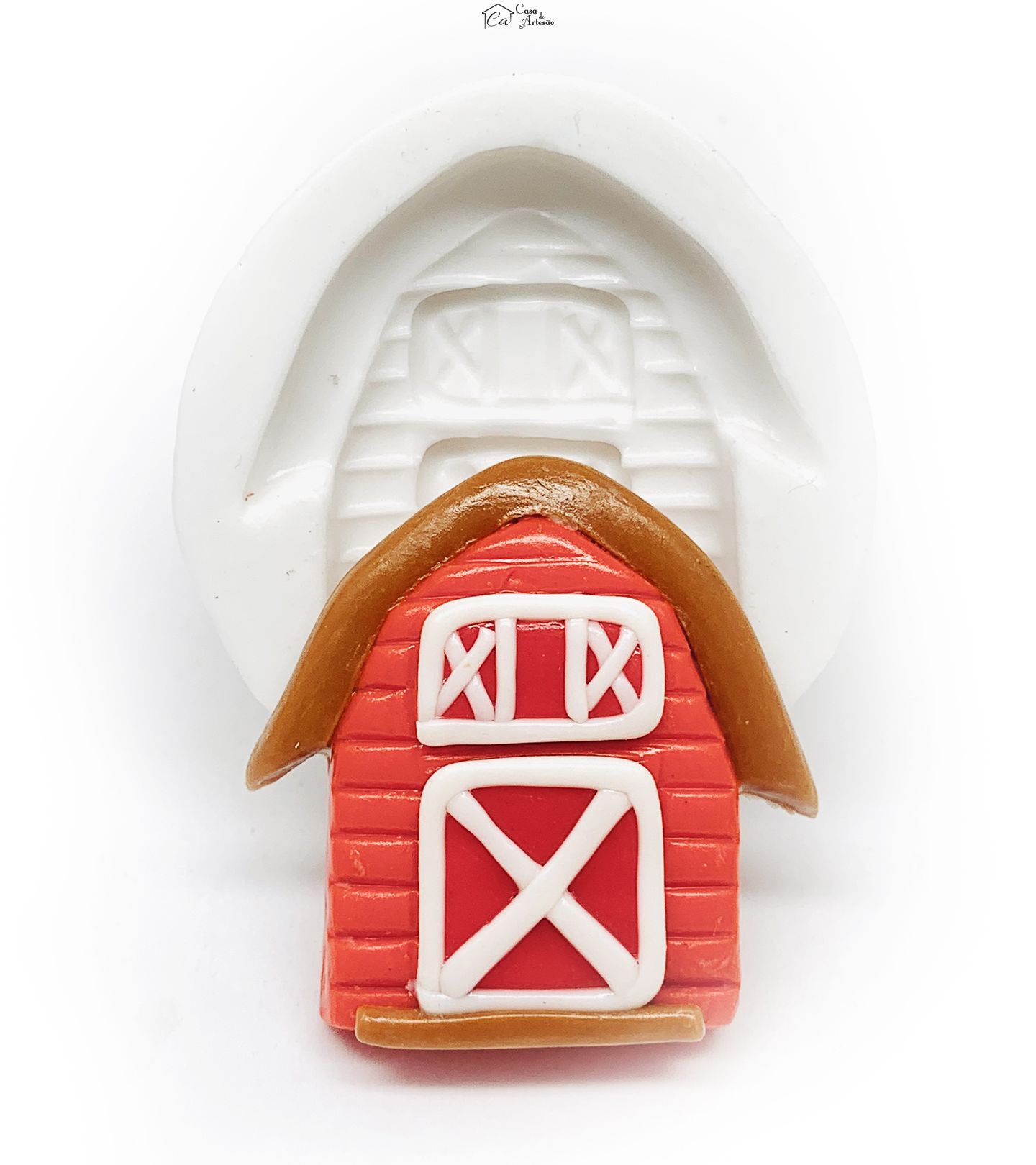 Molde de silicone - Fazendinha - Celeiro - Pequeno - P1214
