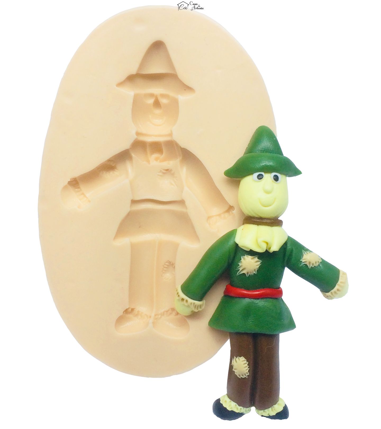 Molde de silicone - Magico de Oz - Espantalho Grande - P329