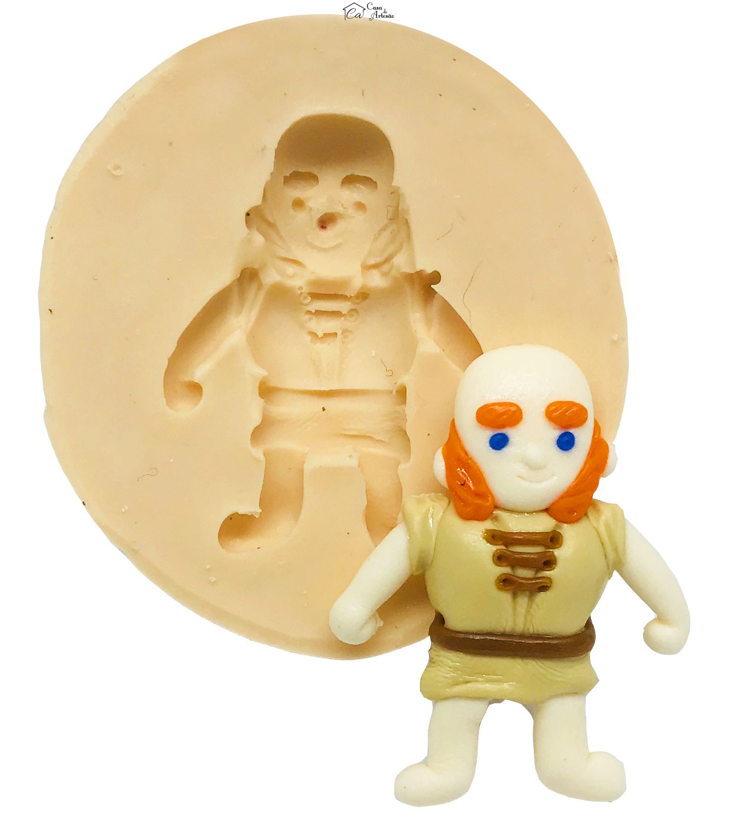 Molde de silicone - Clash Royale - Gigante - Pequeno - P505