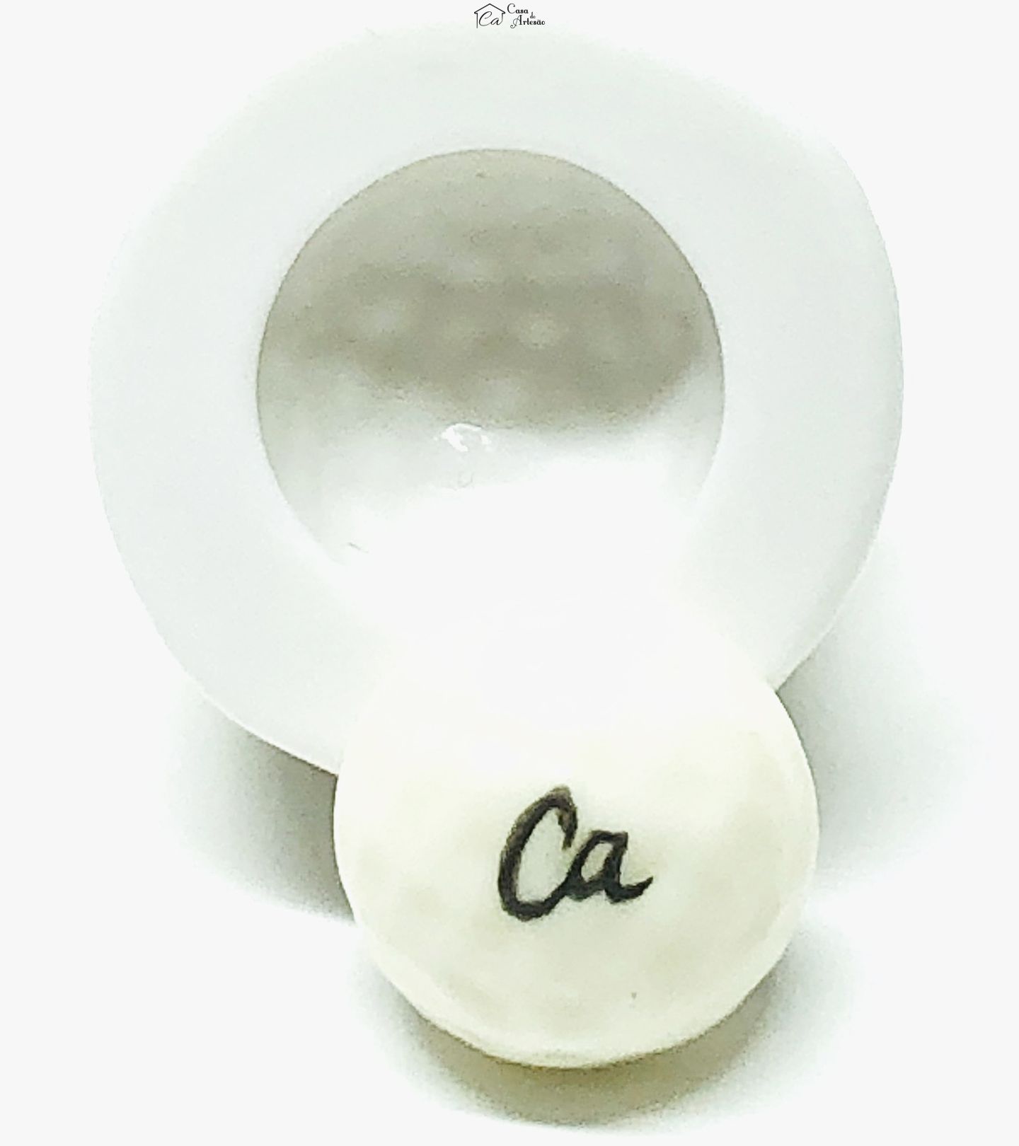 Molde de silicone - Golfe - Bola - Pequena - P1049