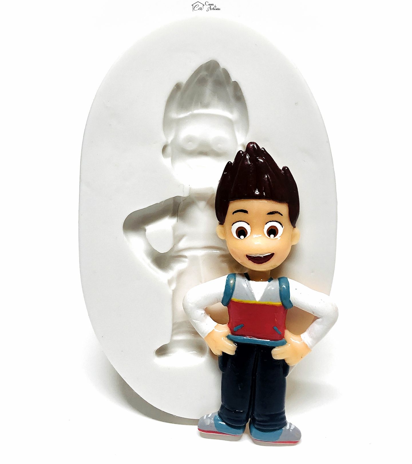 Molde de silicone - Patrulha Canina - Ryder Grande - P1054