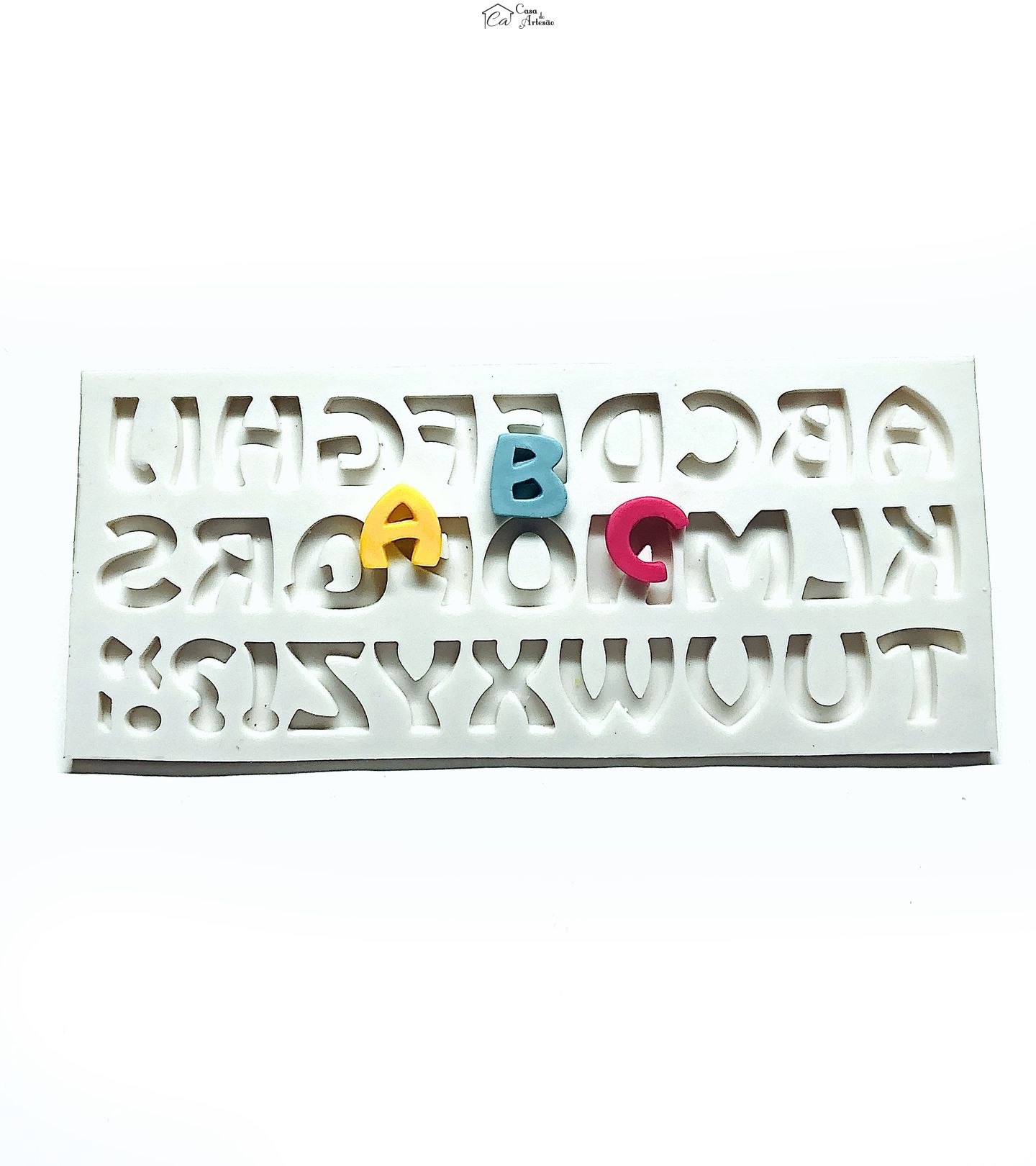 Molde de silicone - Alfabeto - P961