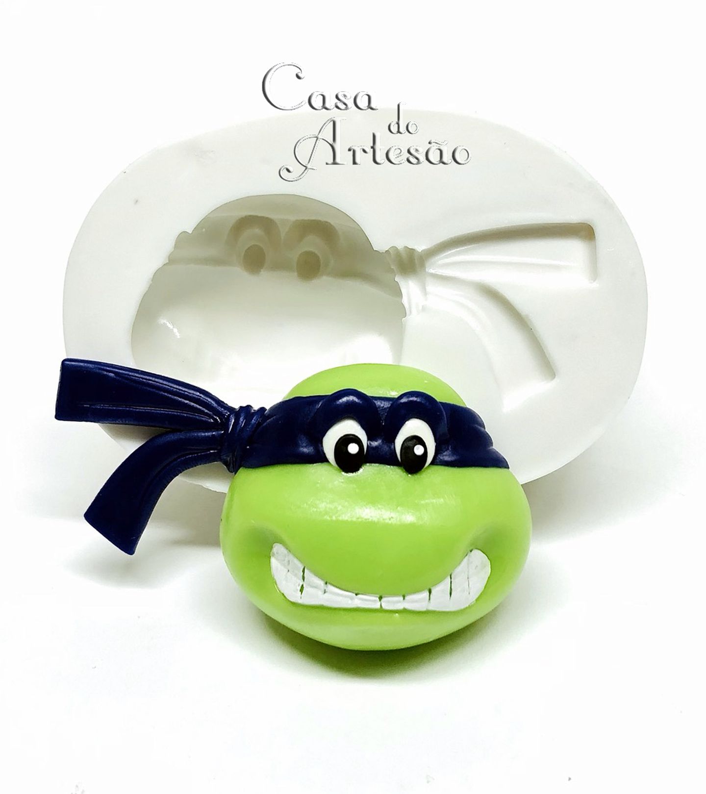 Tartarugas Ninjas - Rosto Leonardo - Grande - P940