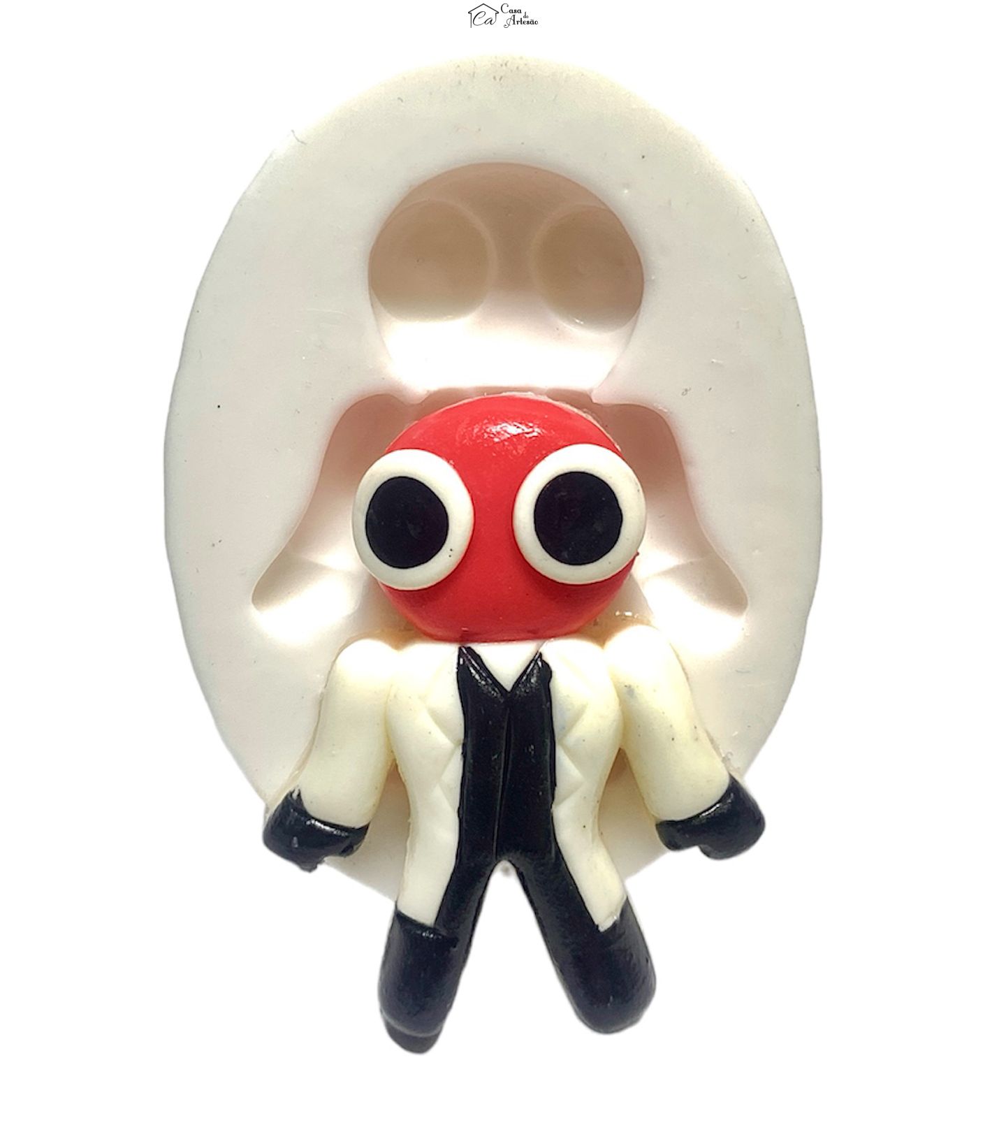 Molde de silicone - Rainbow Friends - Vermelho - Medio - P1227