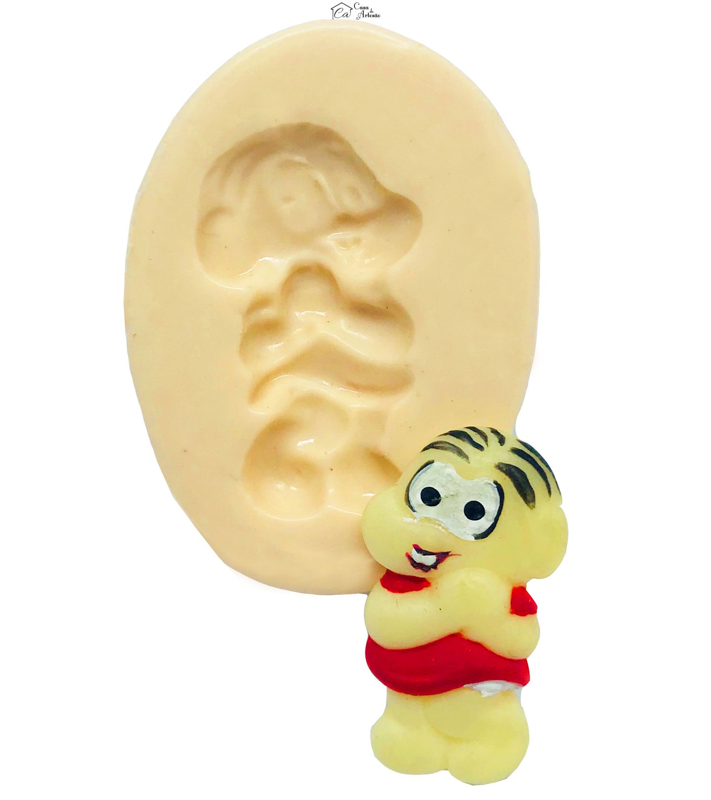 Molde de silicone - Menina Dentuça - Pq