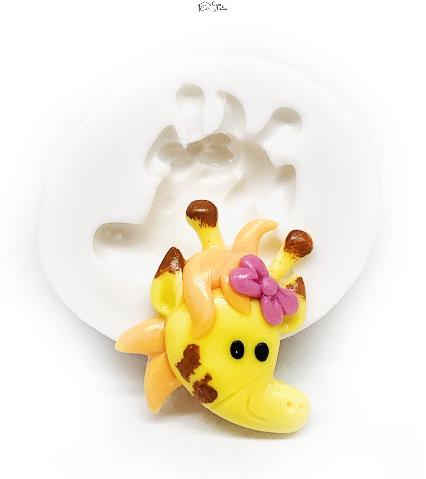 Molde de silicone - Kamalu e sua Turma - Rosto Ane - Pequeno - P1165