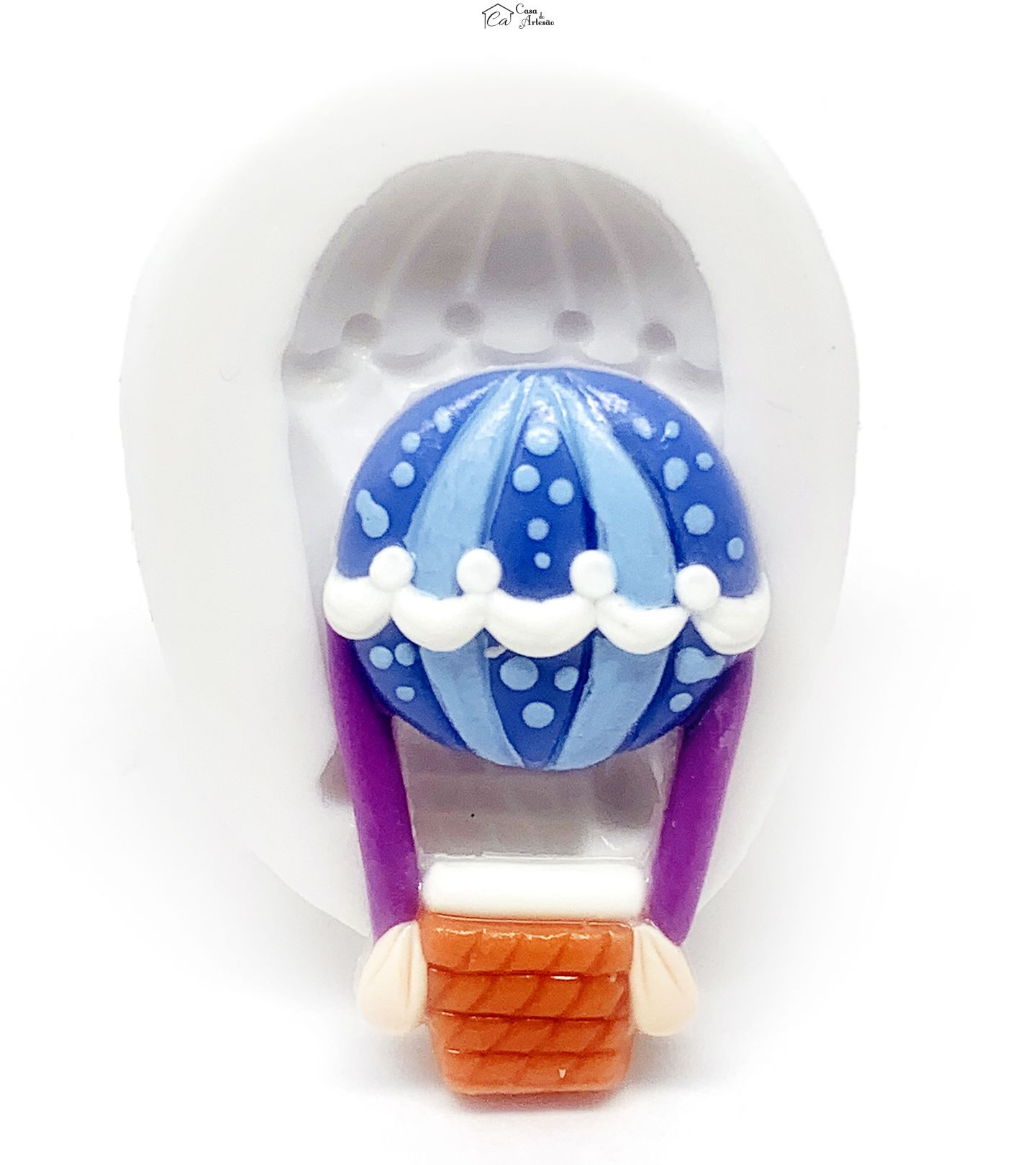 Molde de silicone - Urso Baloeiro - Balão - Pequeno - P1205