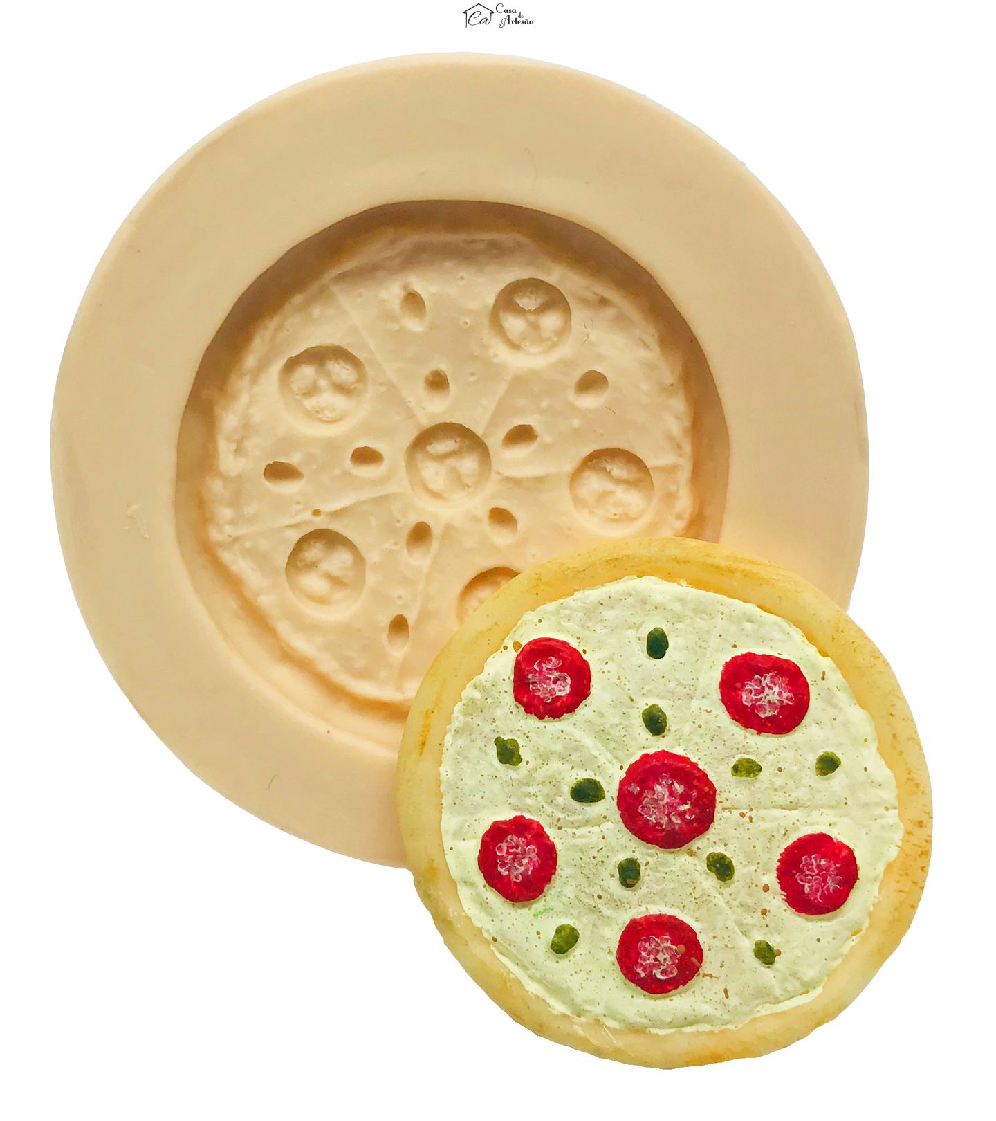 Molde de silicone - Pizza - Comum