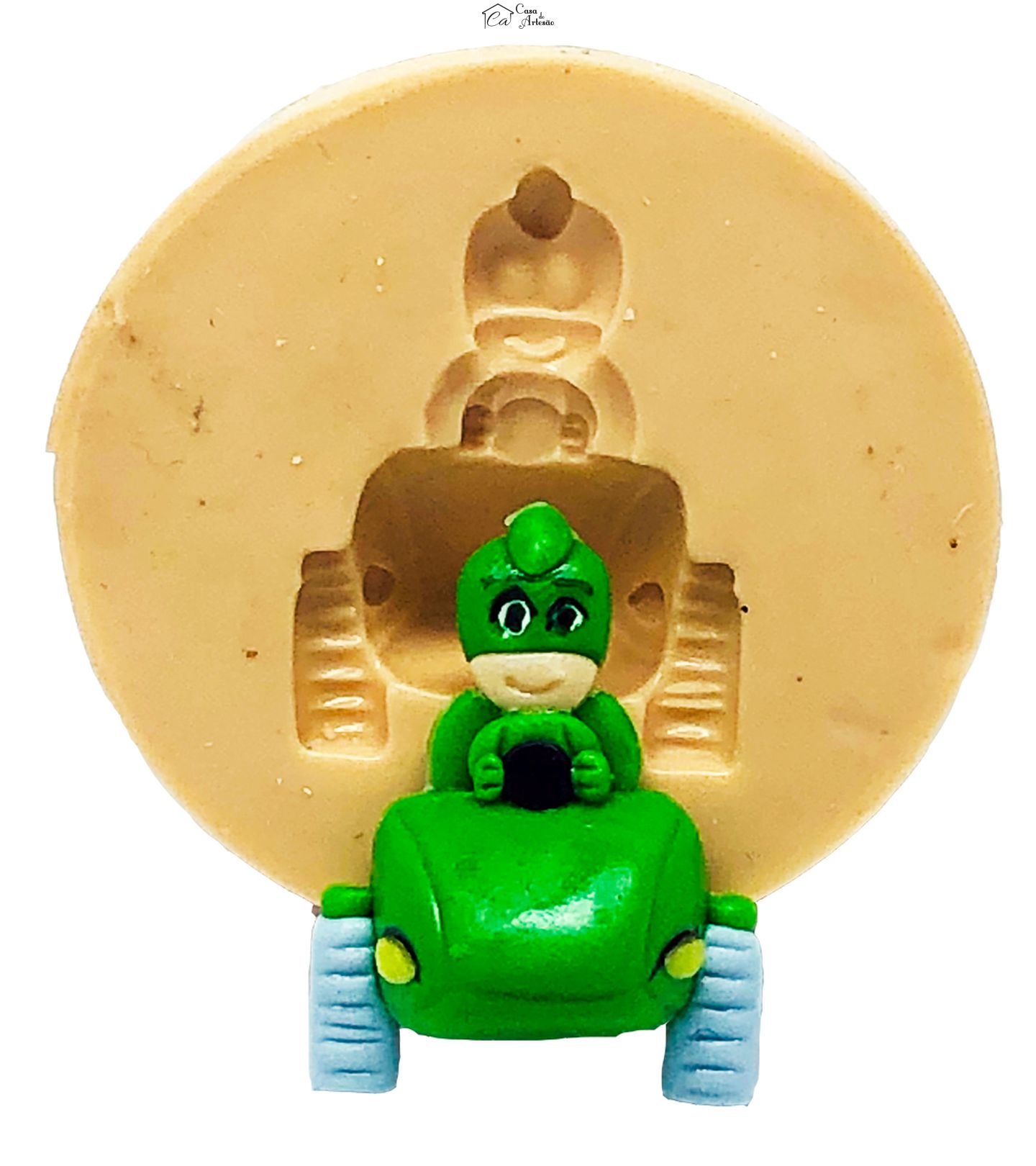 Molde de silicone - PJMasks - Lagartixo Movel - Pequeno - P794