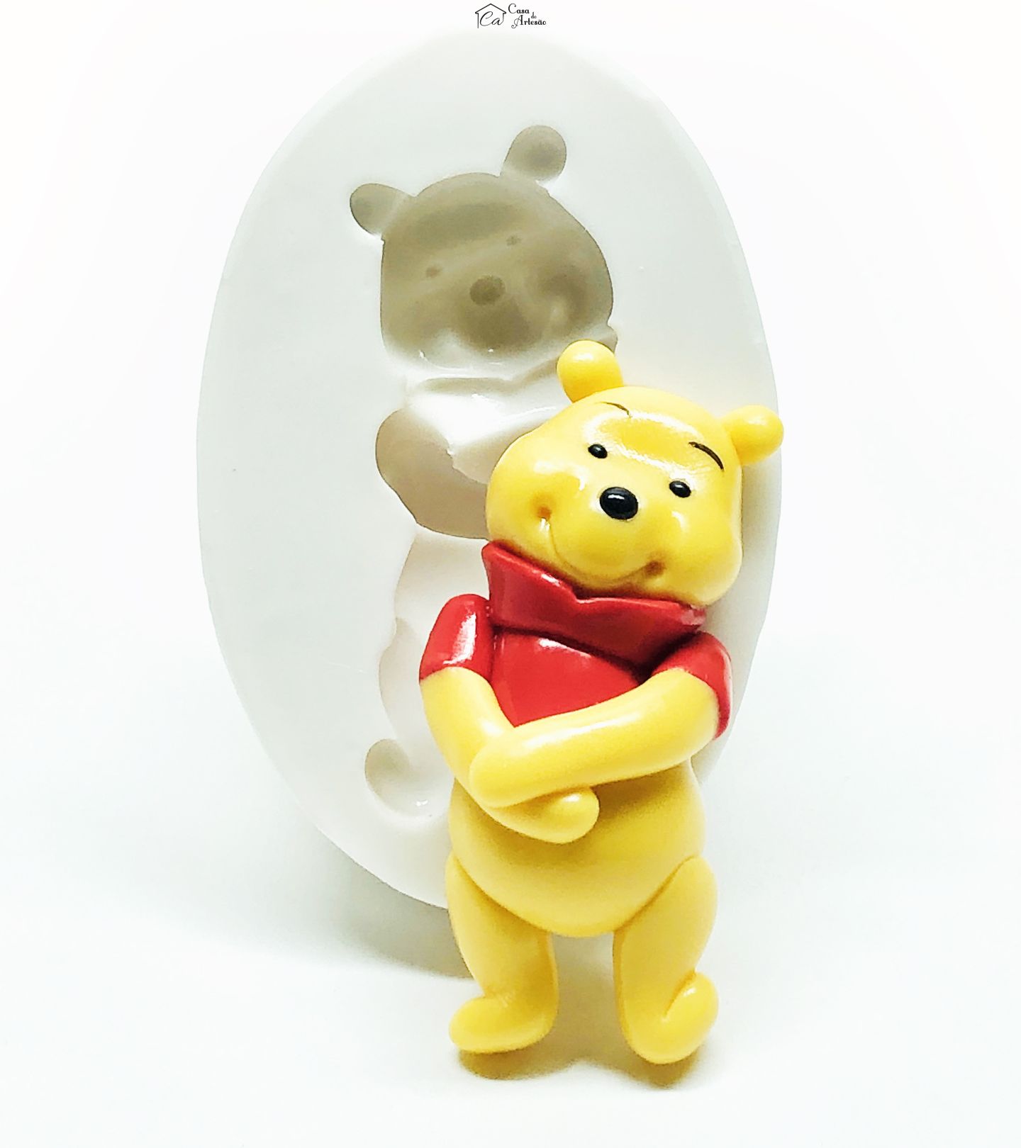Molde de silicone - Urso Pooh - Pooh - Medio - P1003