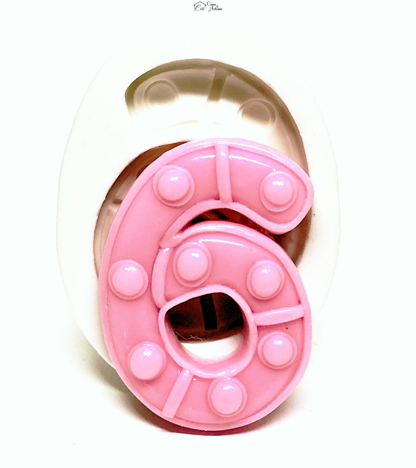 Molde de silicone - Fidget - Numero 6 - P1092