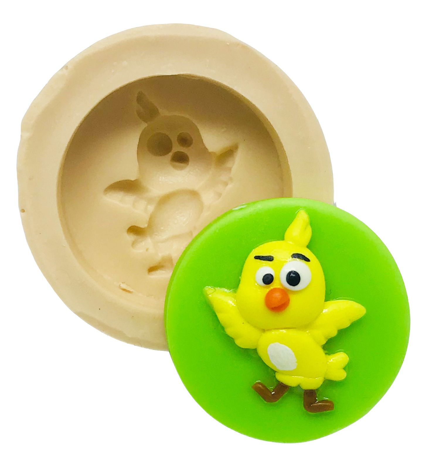 Galinha Pintadinha com Base - Pintinho Amarelo - Pequeno - P500