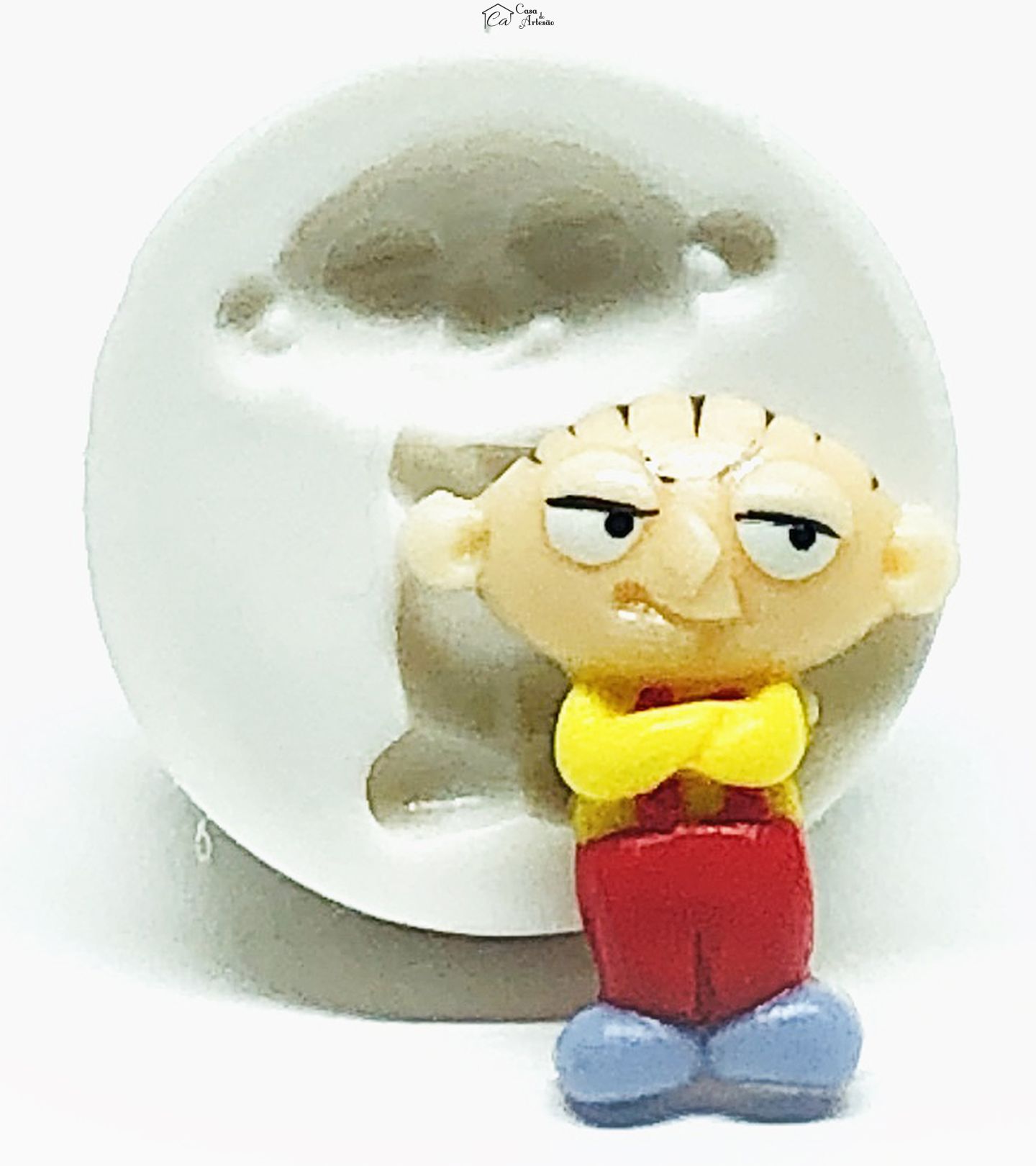 Molde de silicone - Uma Familia da Pesada - Stewie - Pequeno - P966