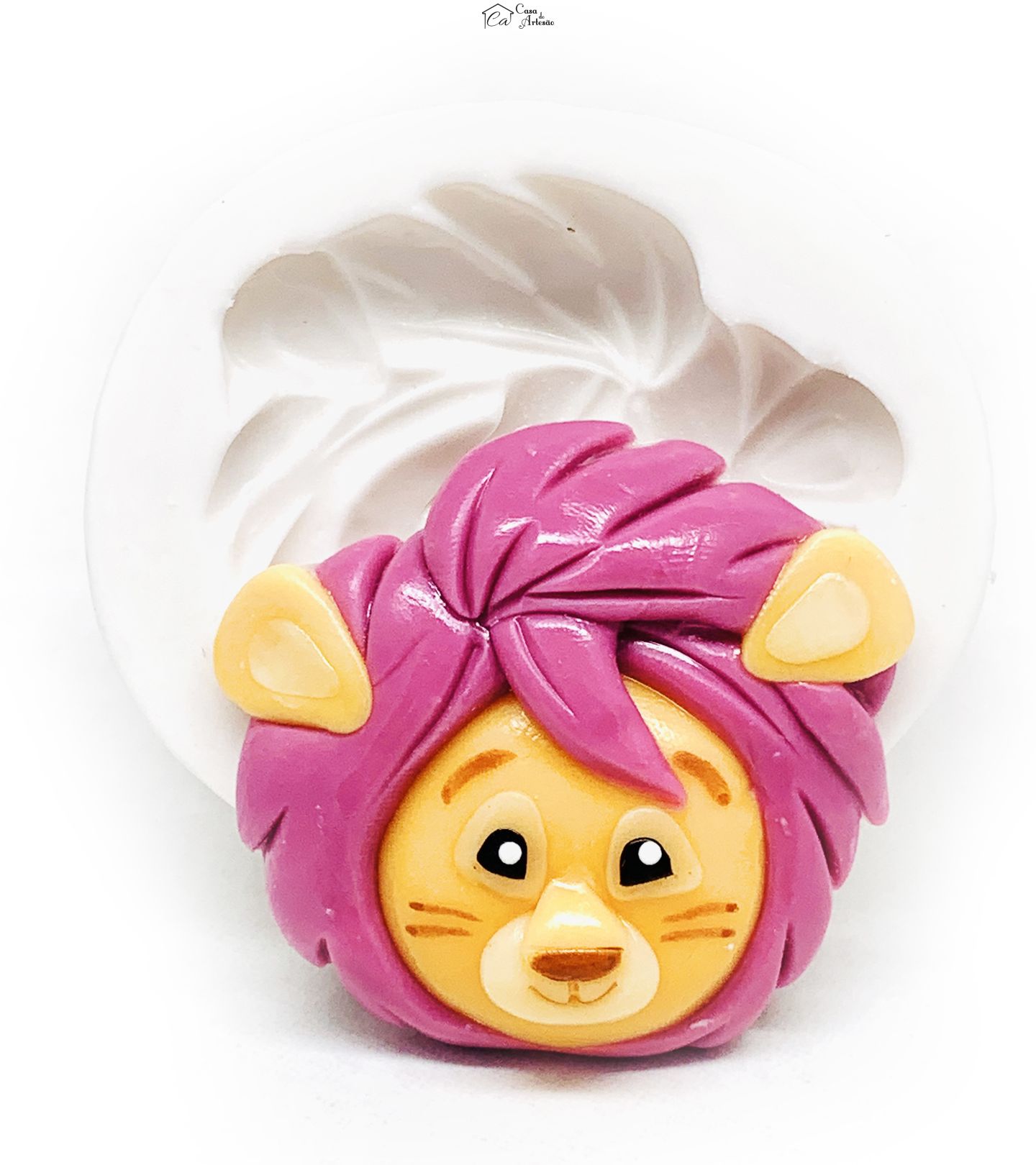 Molde de silicone - Kamalu e sua Turma - Rosto Kumalu - Grande - P1163