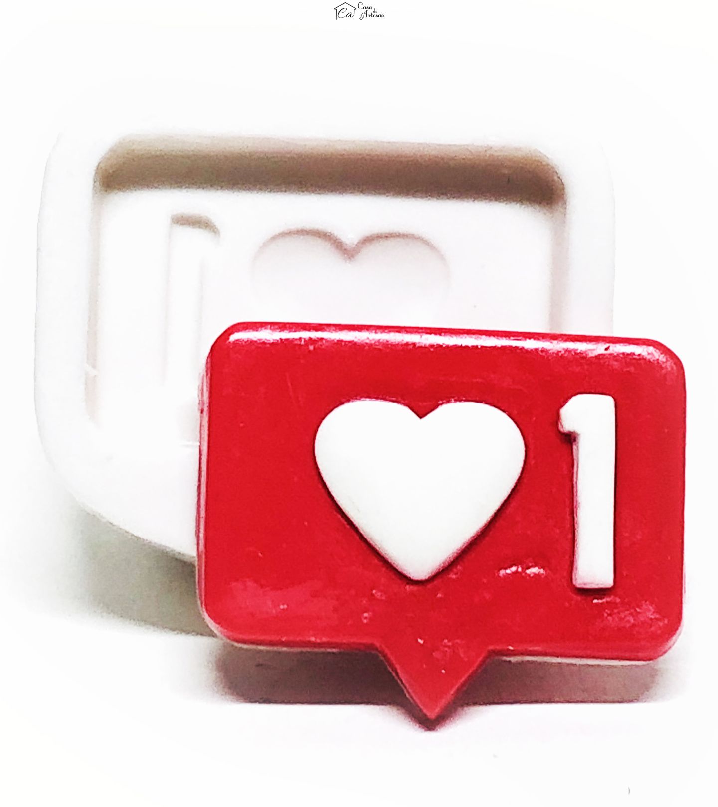 Molde de silicone - Redes Sociais - Curtida - Grande - P1107