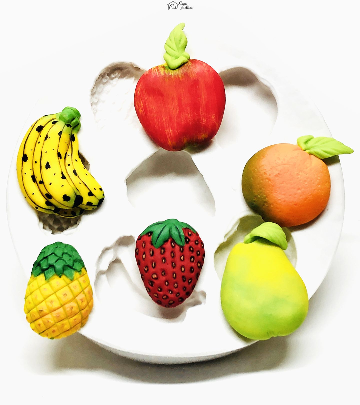 Molde de silicone - Frutas Grandes (6)