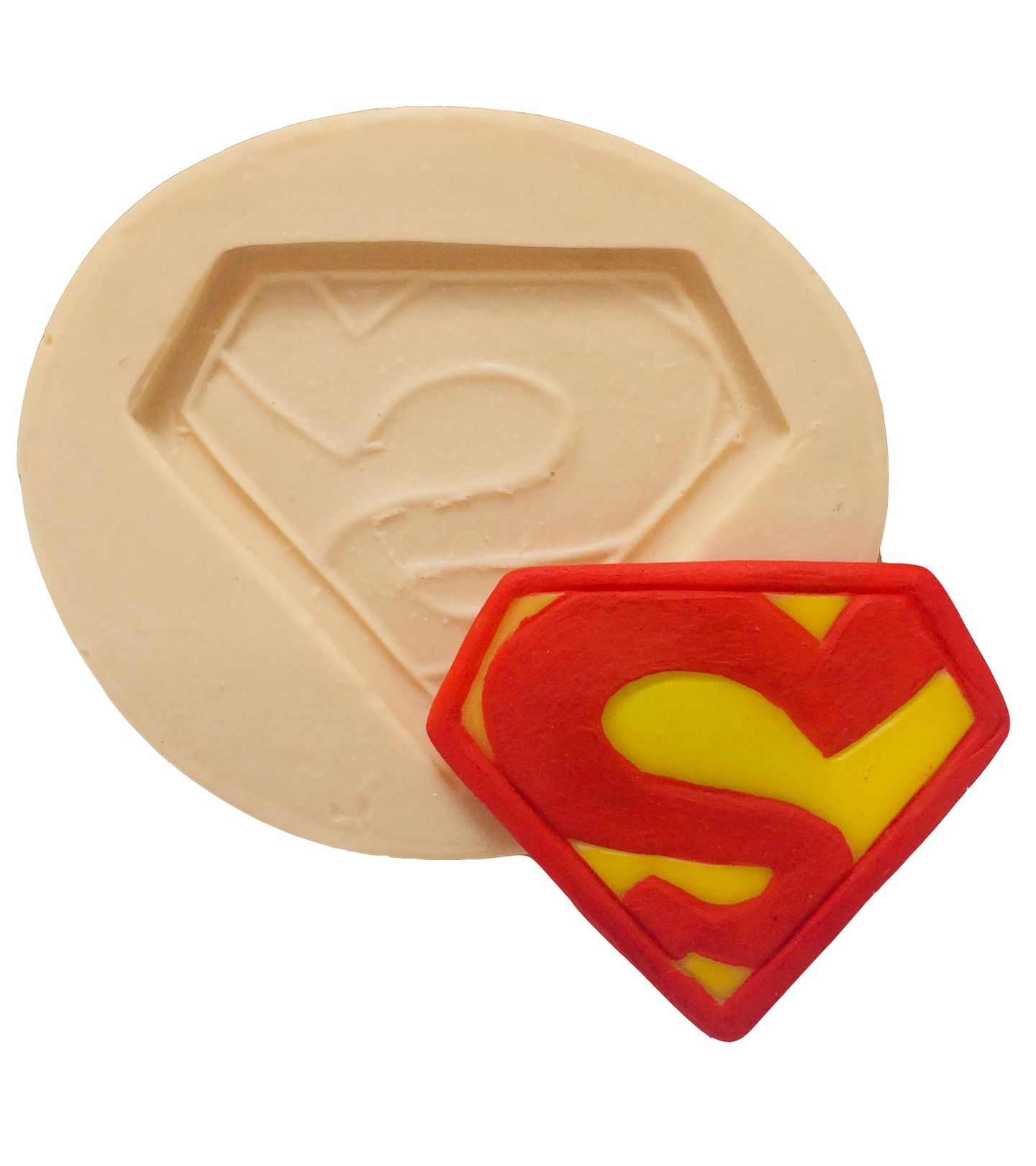 Molde de silicone - Simbolo Super Homem - Mod.02