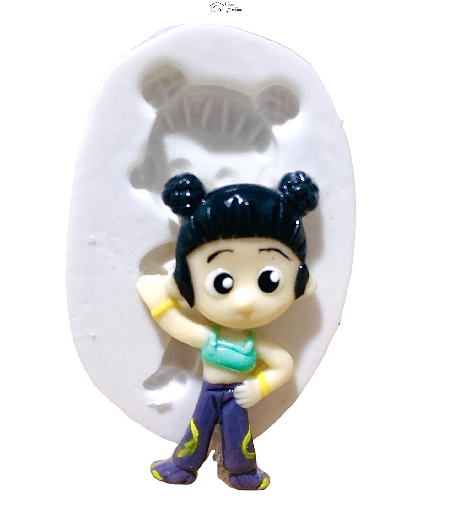 Molde de silicone - Guerreiras do K-Pop - Zoey - Grande - P1260
