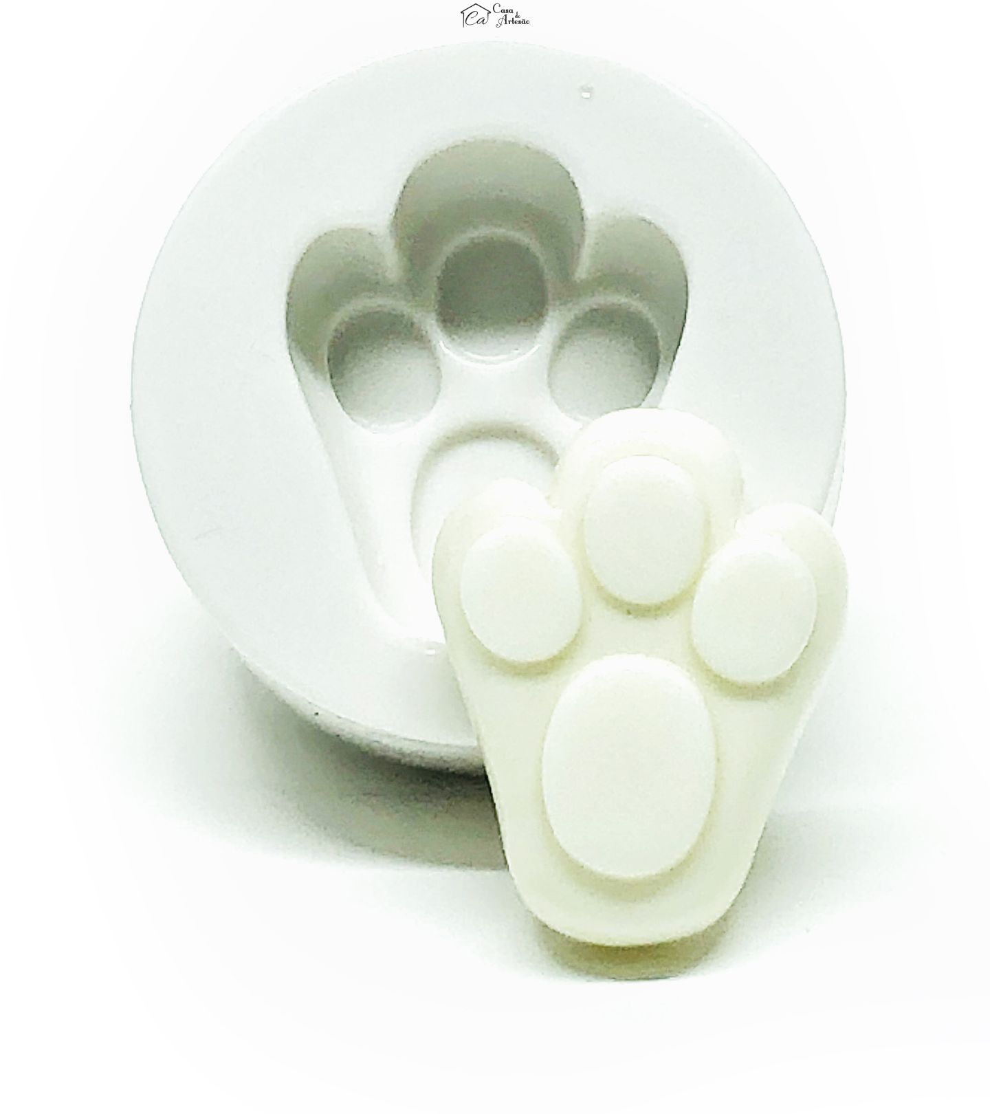 Molde de silicone - Coelho - Pegada - Pequena - P1037