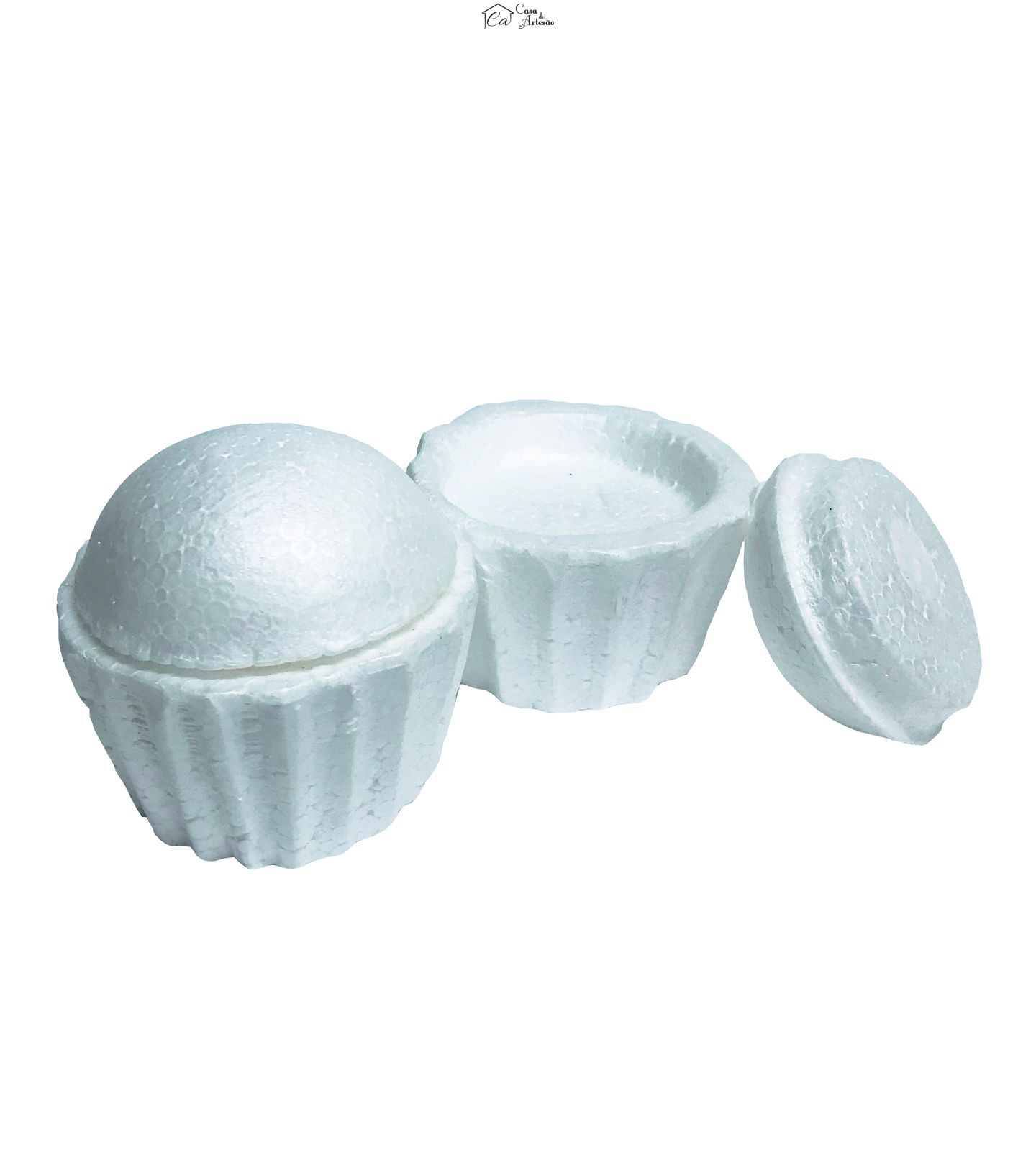 Isopor - Cupcakes Mini - Pct c/ 06  - Cod.5649