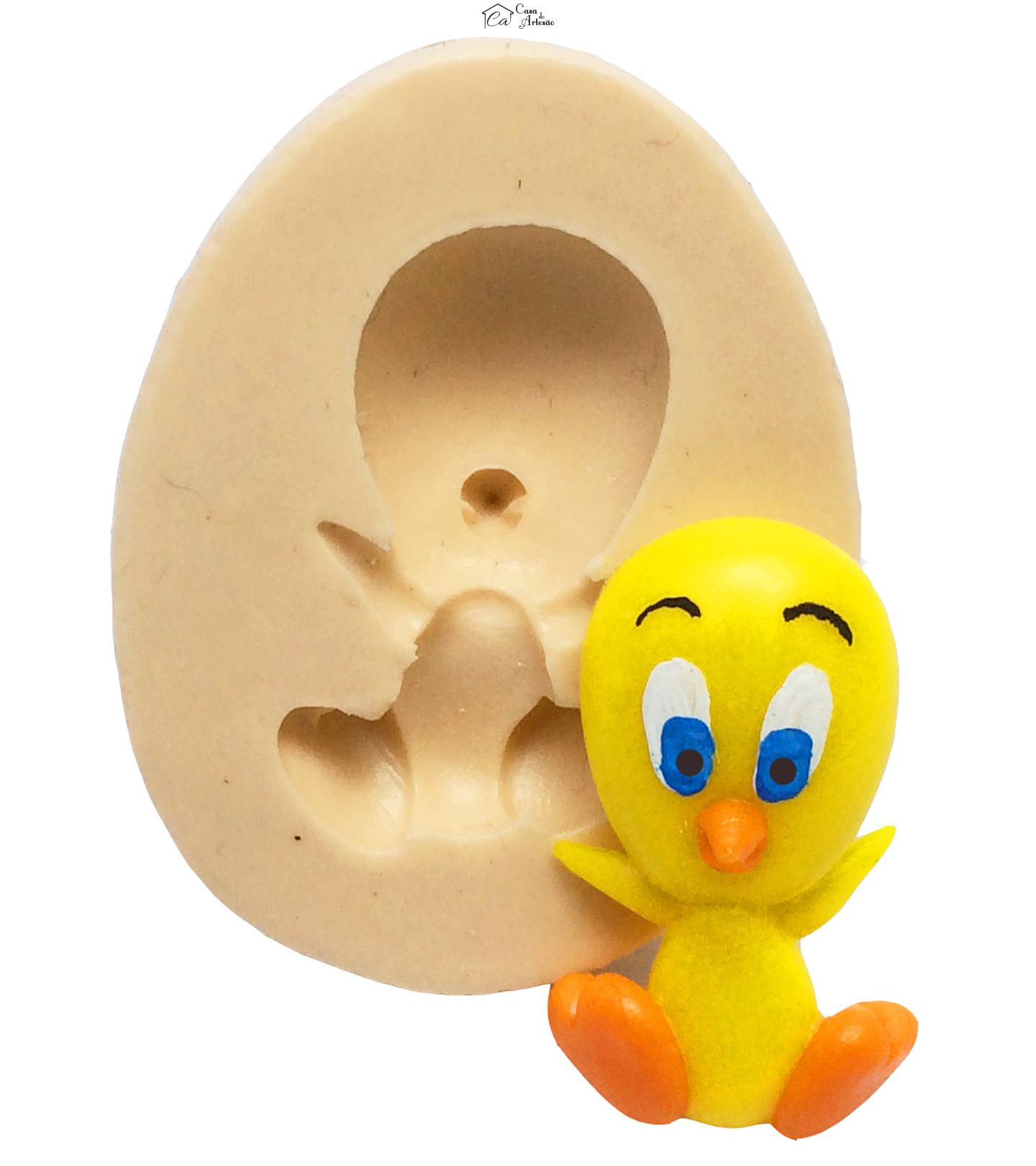 Molde de silicone - Looney Tunes - Piu Piu Baby - Medio - P168