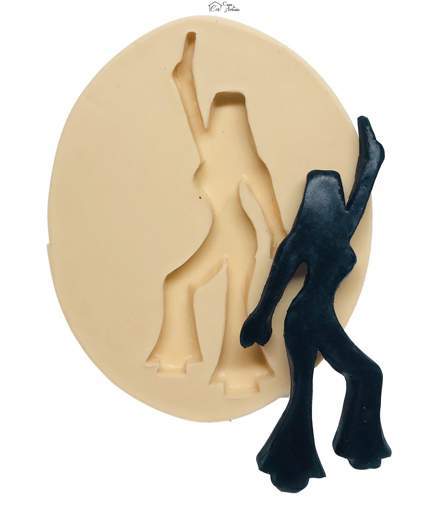 Molde de silicone - Dança - Sombra Mulher Mod.01 - Grande - P560